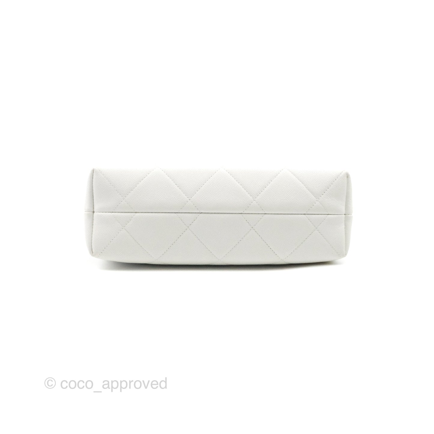 Chanel A Real Catch Shopping Bag White Caviar