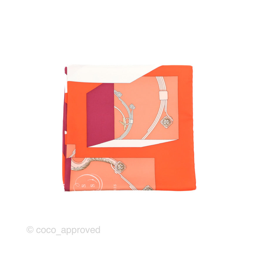 Hermès Springs Springs Silk Scarf 90