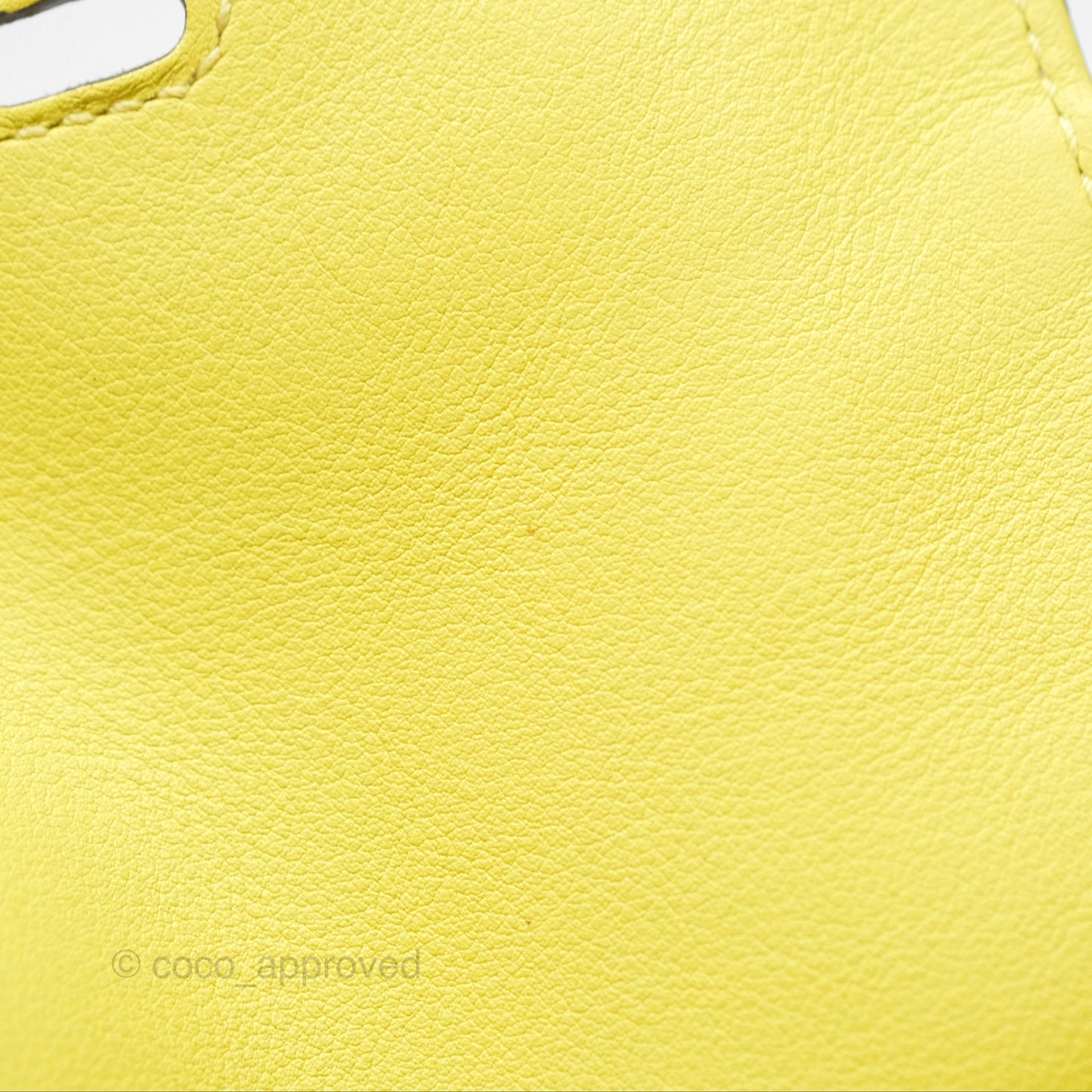 Hermès Mini Lindy 20 Nata I2/ Lime 9R Swift Palladium Hardware
