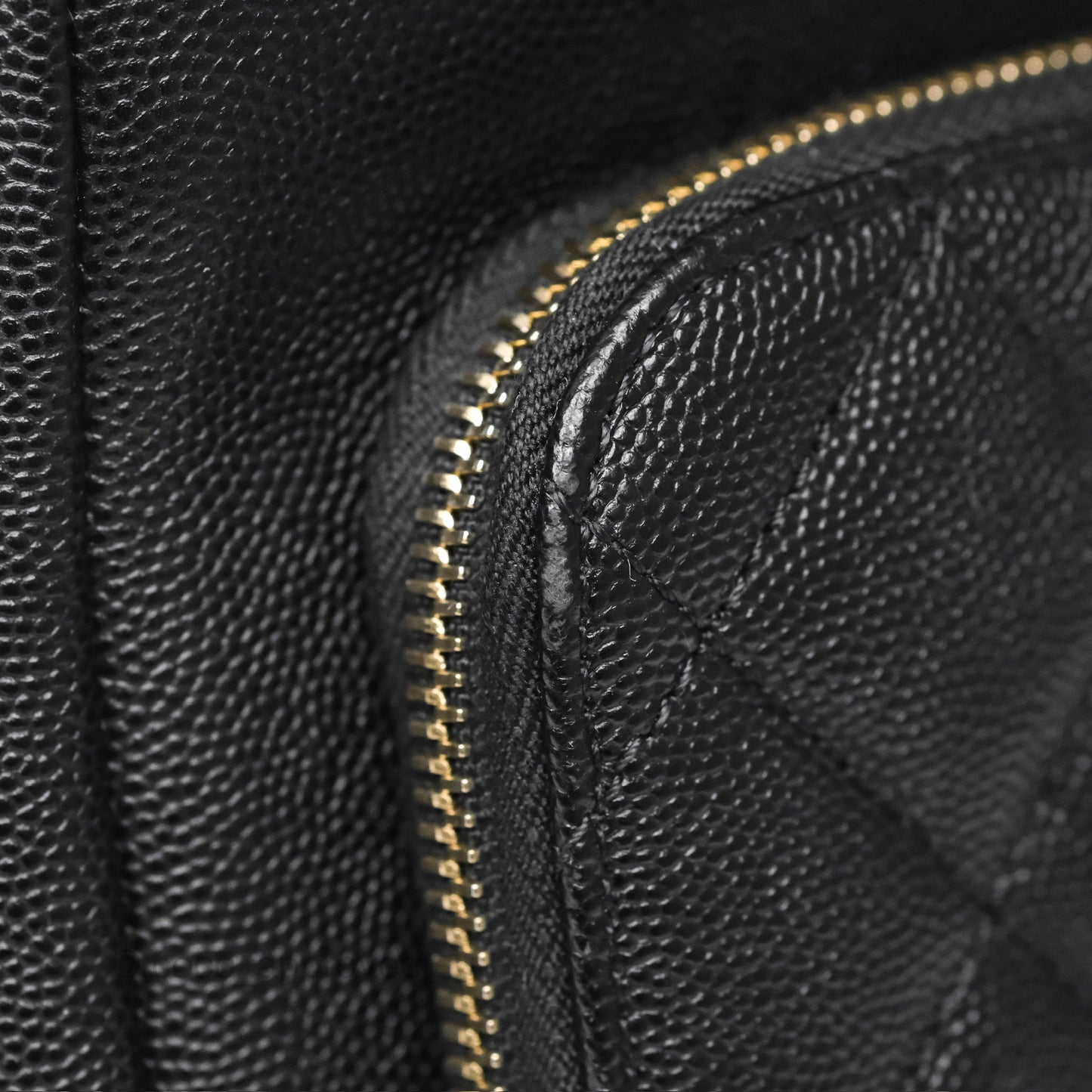 Chanel Small Business Affinity Shopping Bag Black Caviar Gold Hardware