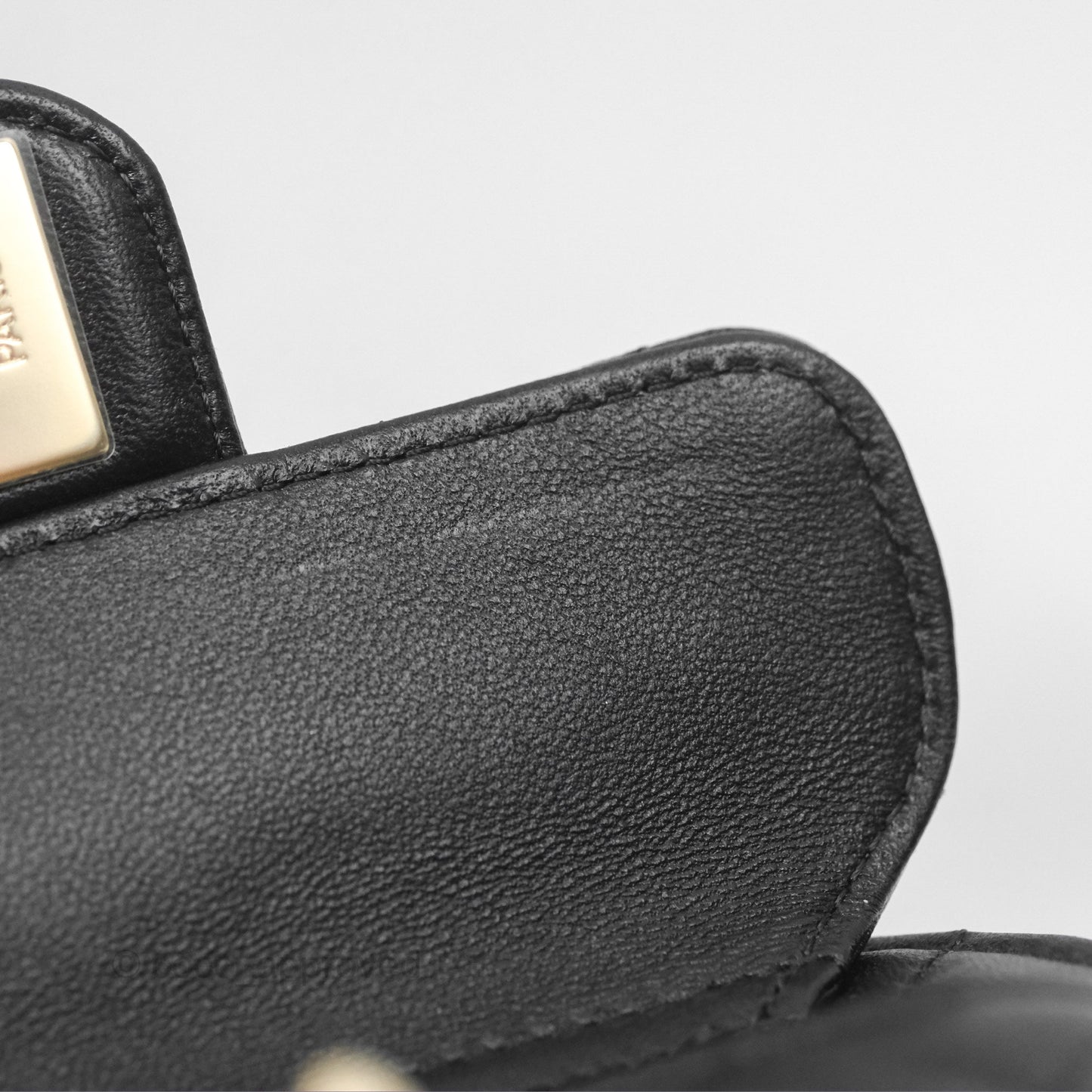 Chanel Small Heart Bag Black Lambskin Gold Hardware 22S