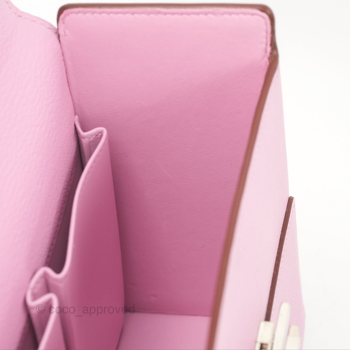 Hermès Cinhetic Box Bag Mauve Sylvestre Chevre Mysore Palladium Hardware