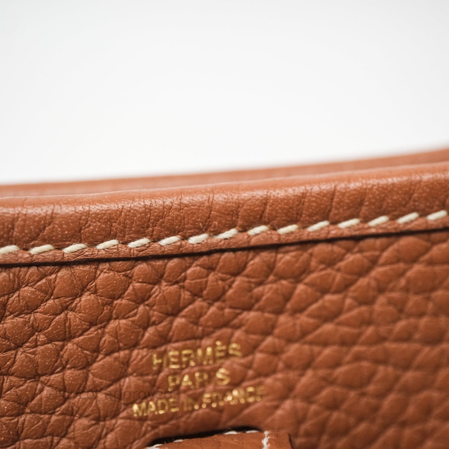 Hermès Mini Evelyne 16 Gold Clemence Gold Hardware
