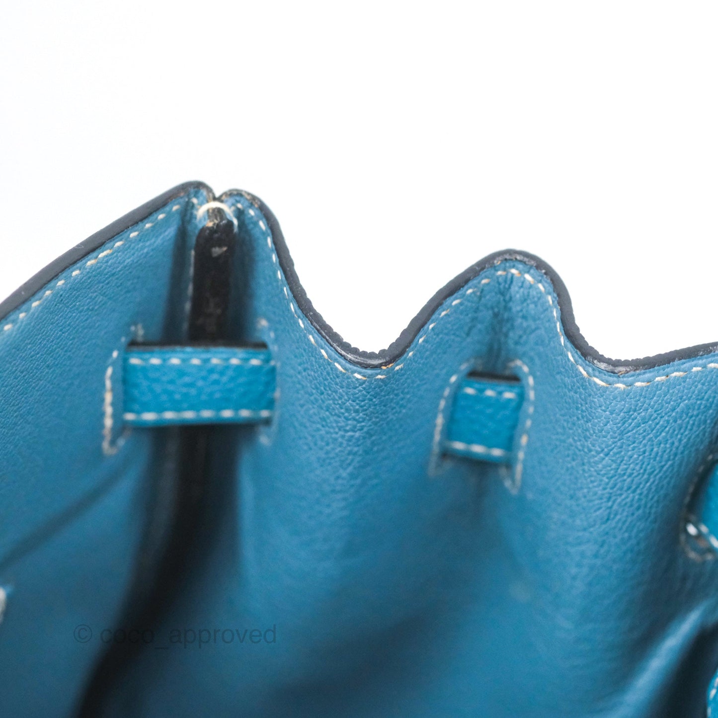 Hermès Birkin 30 Blue Jean Togo Palladium Hardware