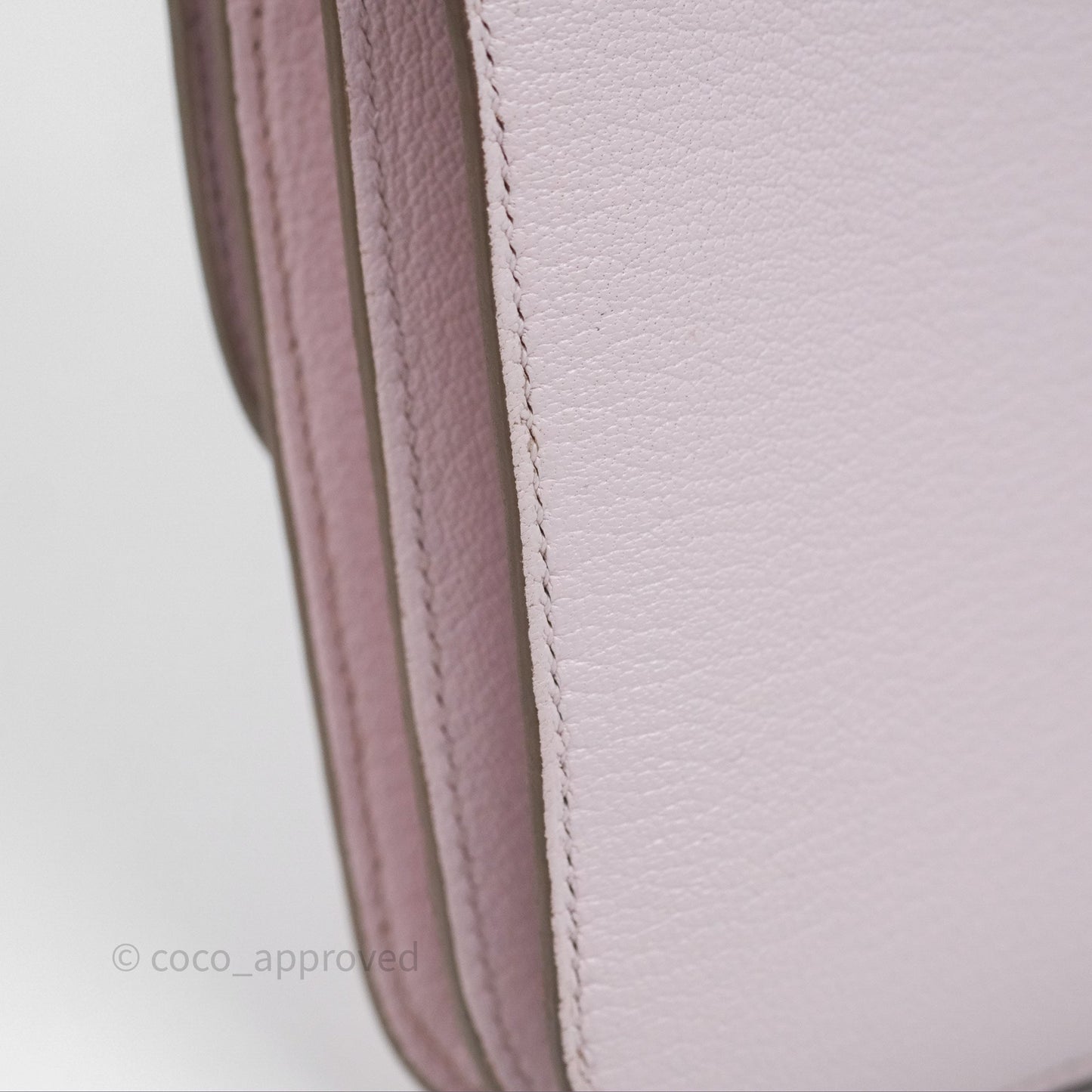 Hermès Constance Mini 18cm Mauve Pale Chevre Mysore Rose Gold Hardware