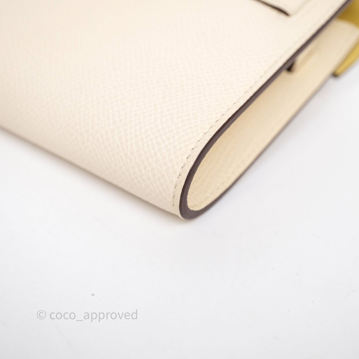 Hermès Kelly To Go Wallet Nata I2/ Jaune Poussin 1Z Epsom Gold Hardware