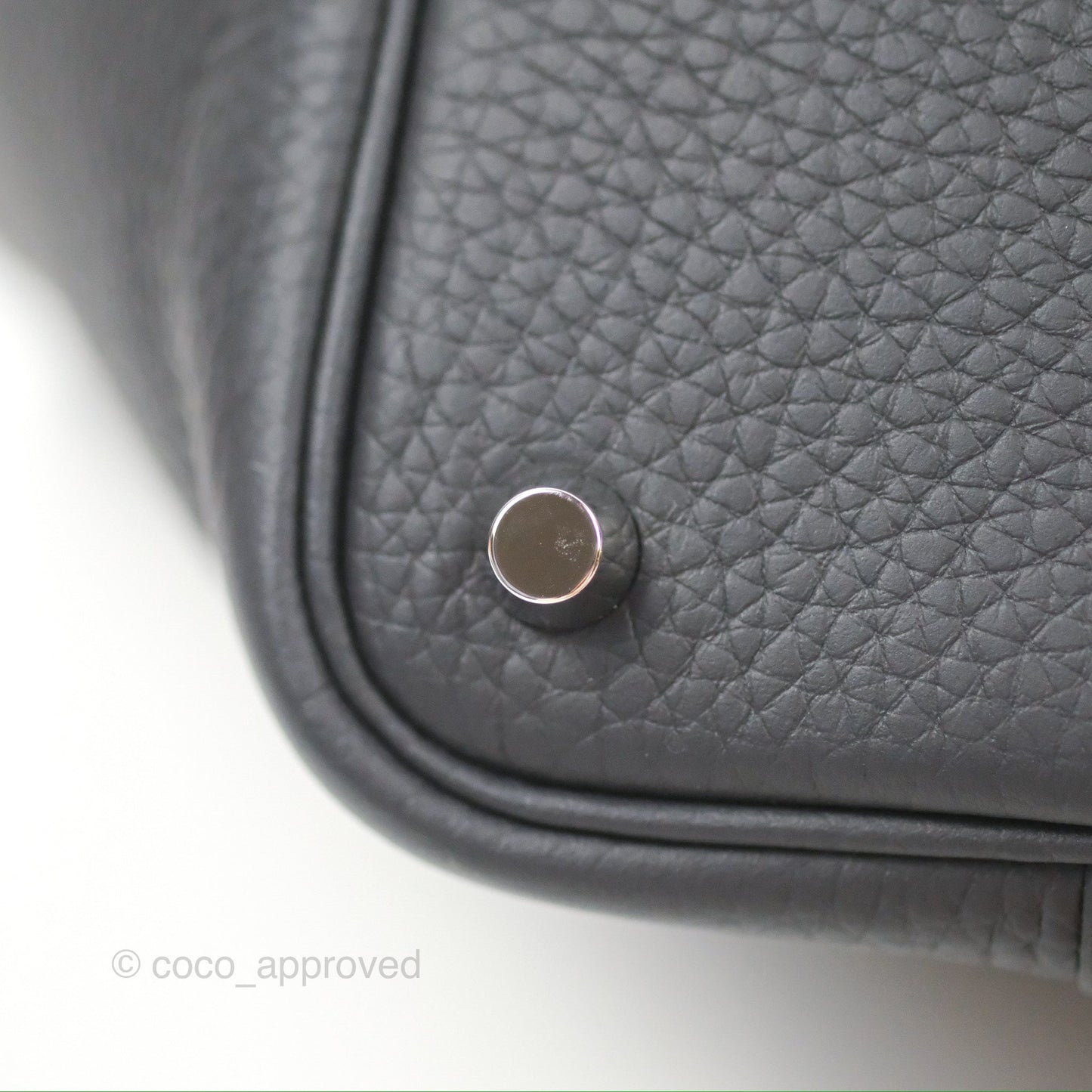 Hermès Picotin 18 Caban Clemence Palladium Hardware