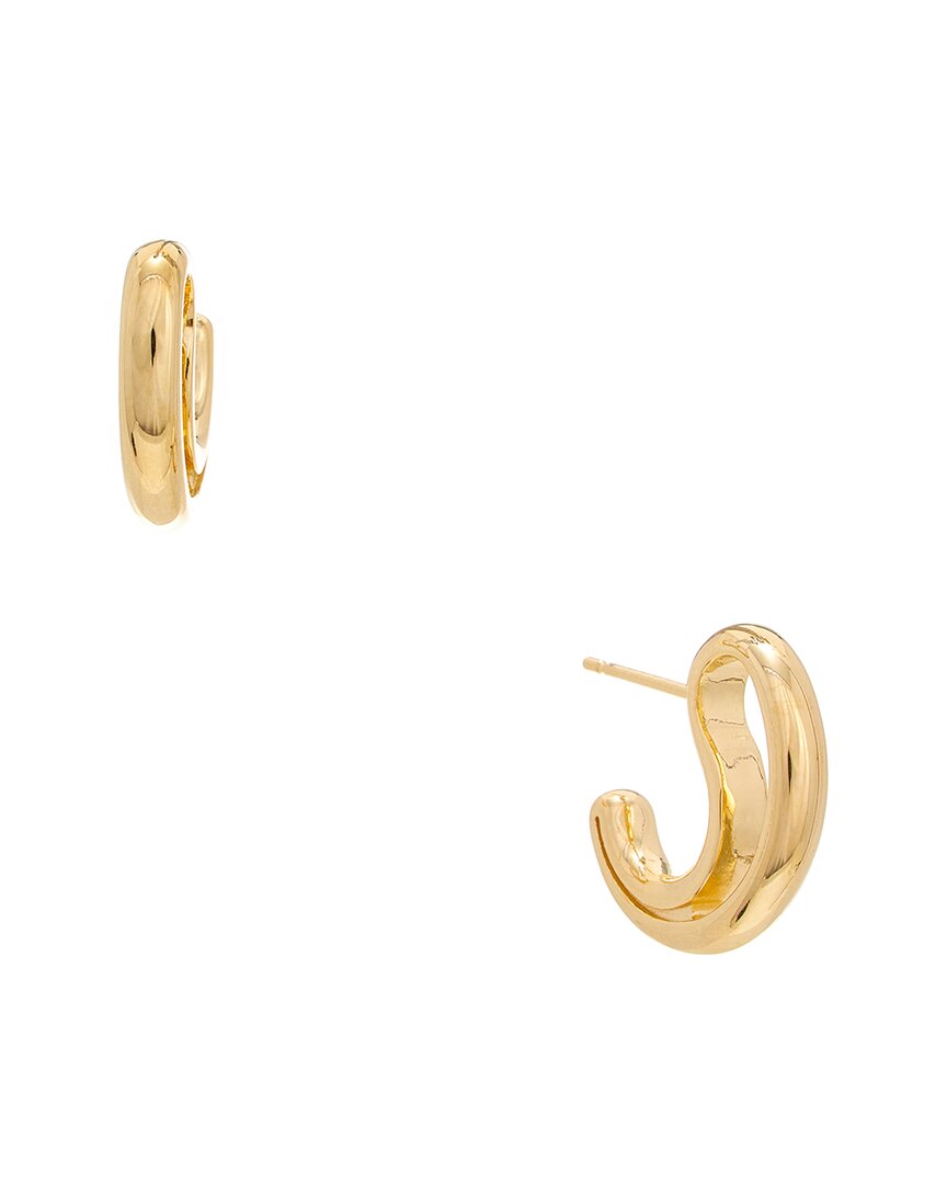 Luxury Bottega Veneta Frills Small Silver Earrings