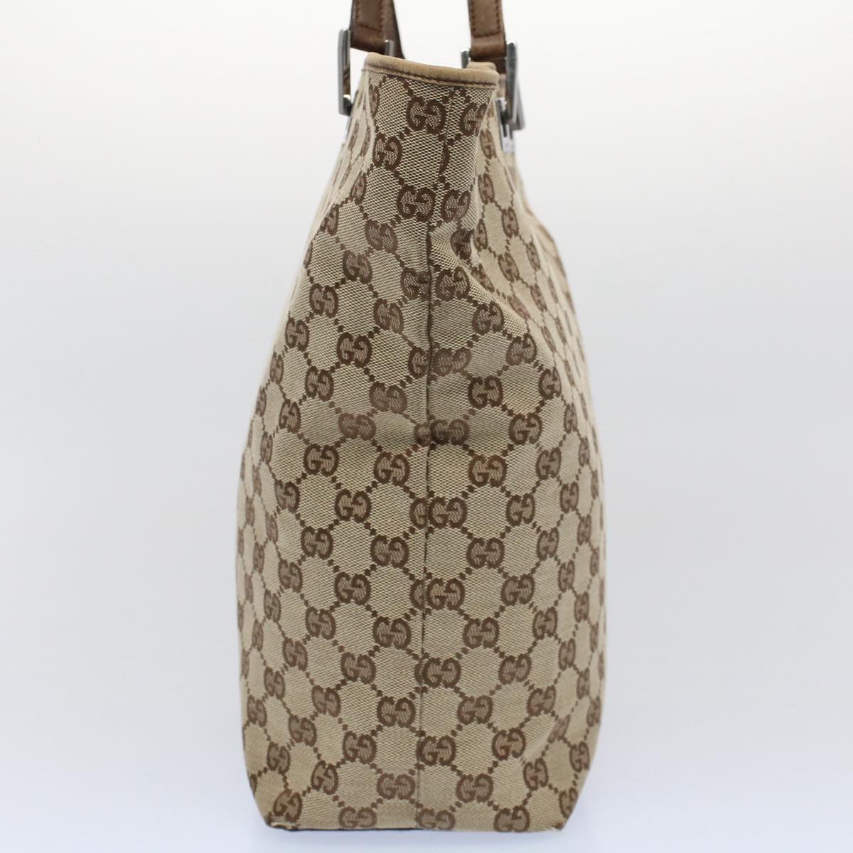 Luxury Gucci GG Canvas Tote Bag Beige 31243  53080