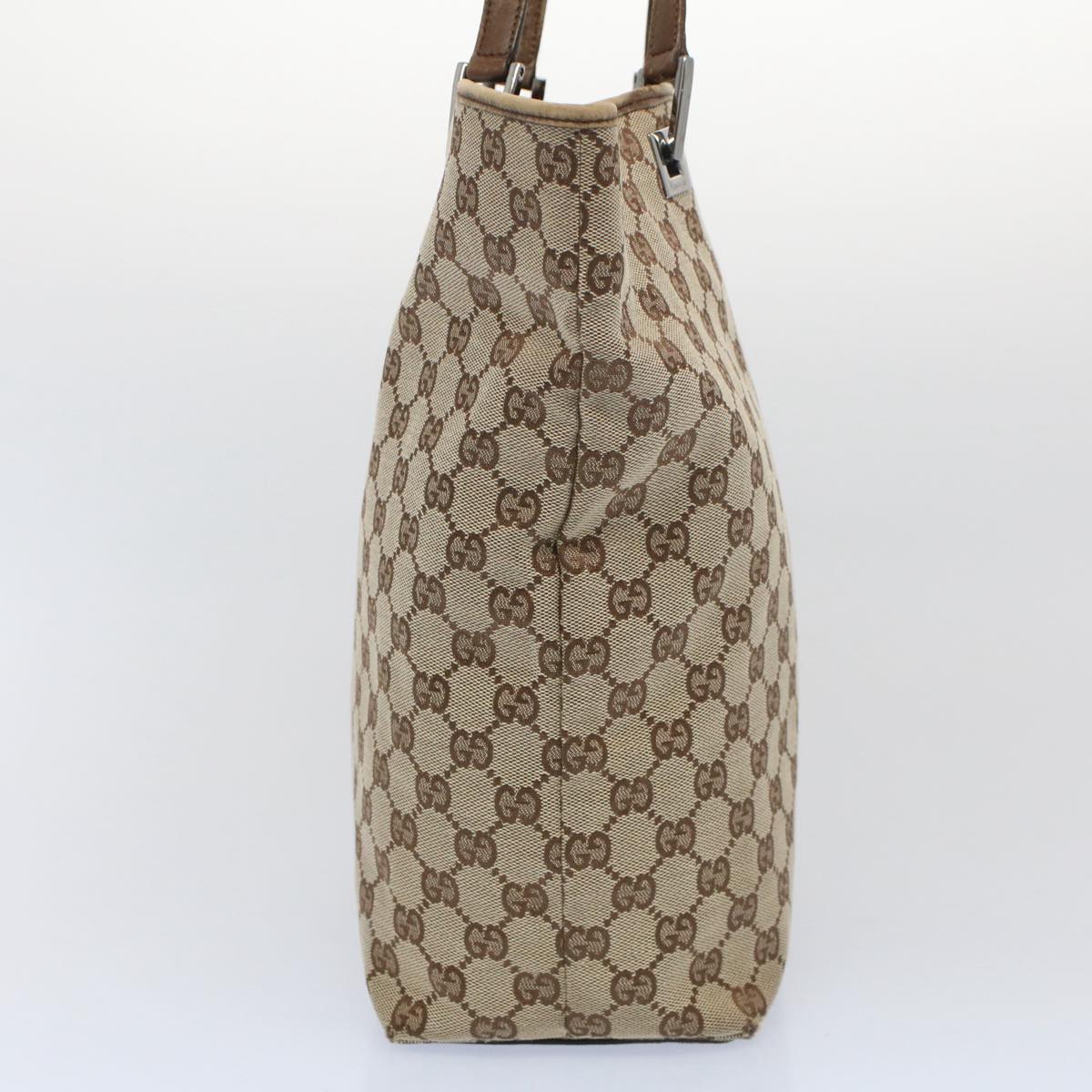 Luxury Gucci GG Canvas Tote Bag Beige 31243  53080