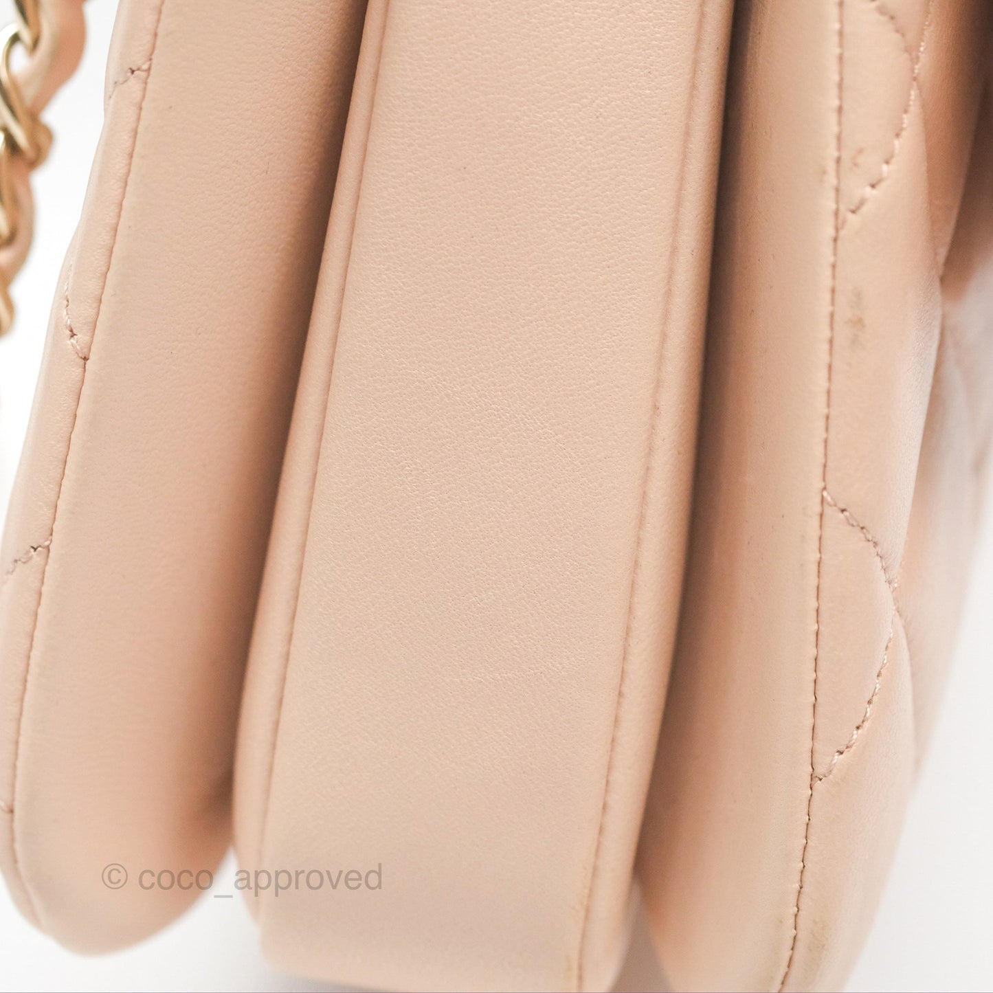 Chanel Trendy CC Small Beige Lambskin Gold Hardware