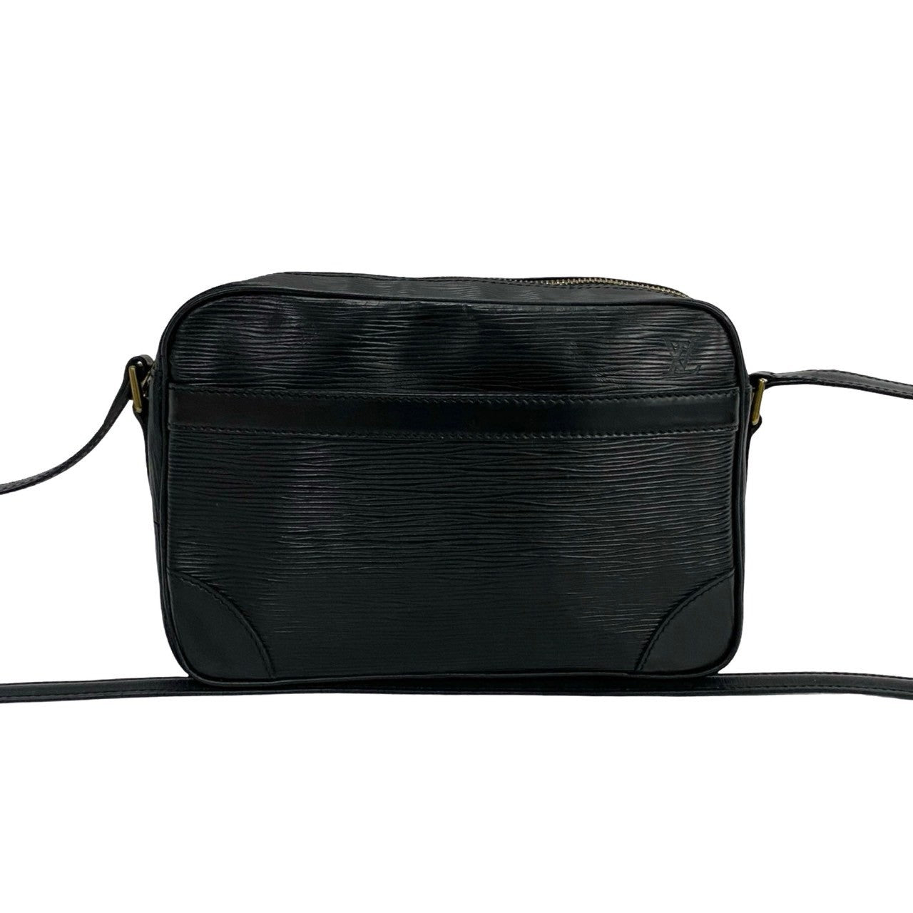 LOUIS VUITTON Shoulder Bag leather black Epi Trocadero24