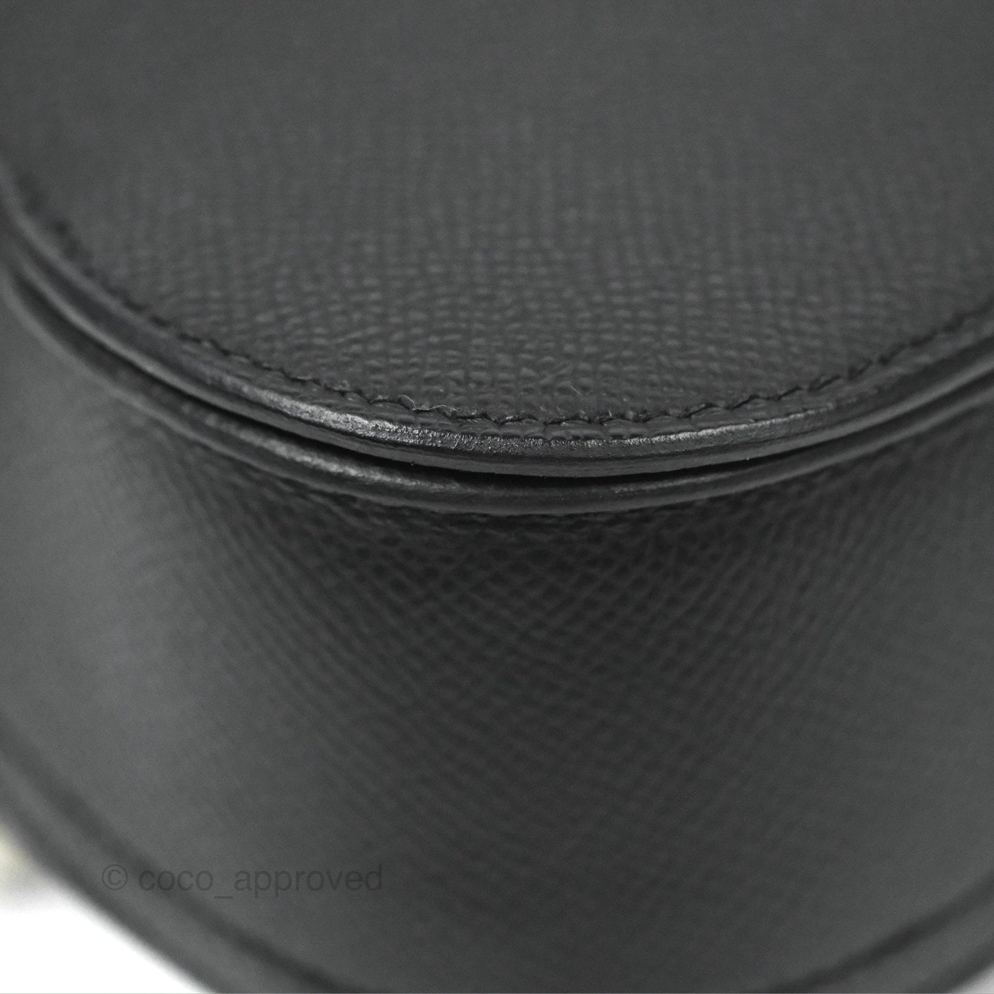 Hermès Della Cavalleria Mini Bag Black Epsom Palladium Hardware