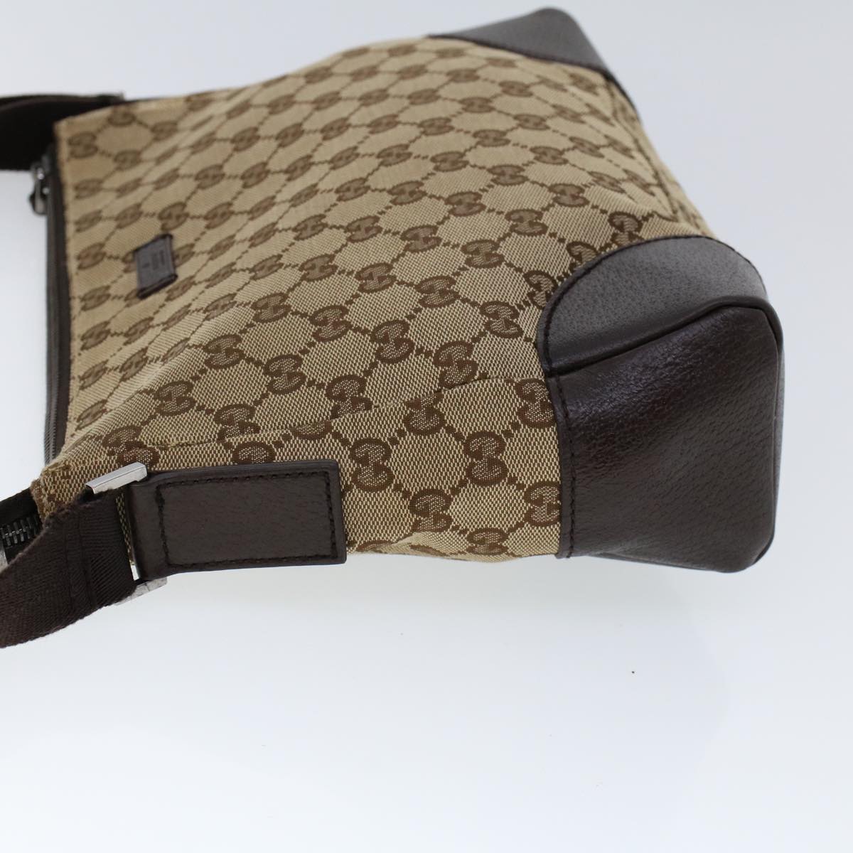 Luxury Gucci GG Canvas Shoulder Bag Beige Brown  53131