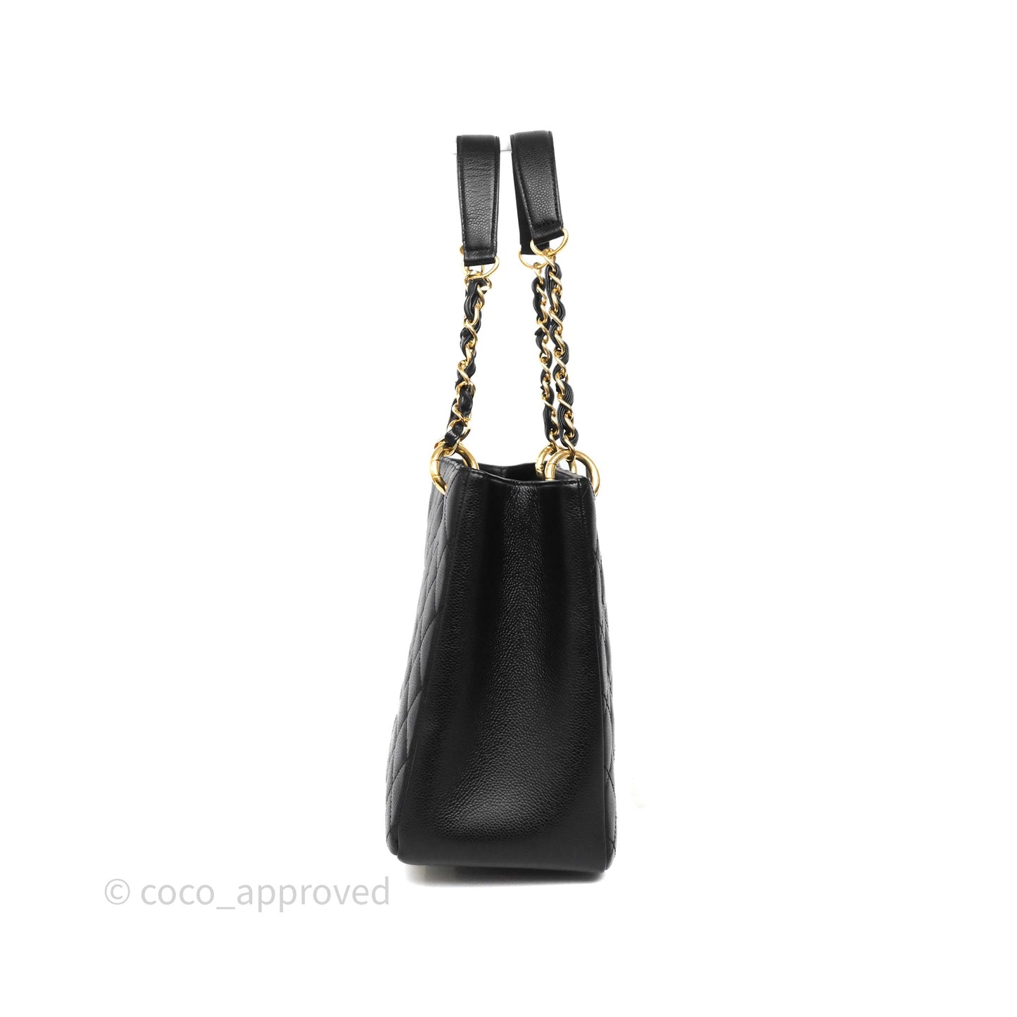 Chanel GST Black Caviar Gold Hardware