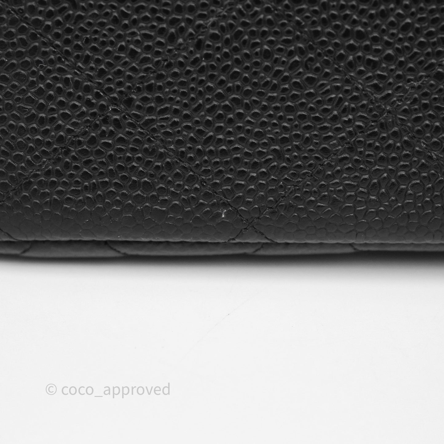 Chanel Jumbo Double Flap Quilted Black Caviar Gold Hardware⁣⁣