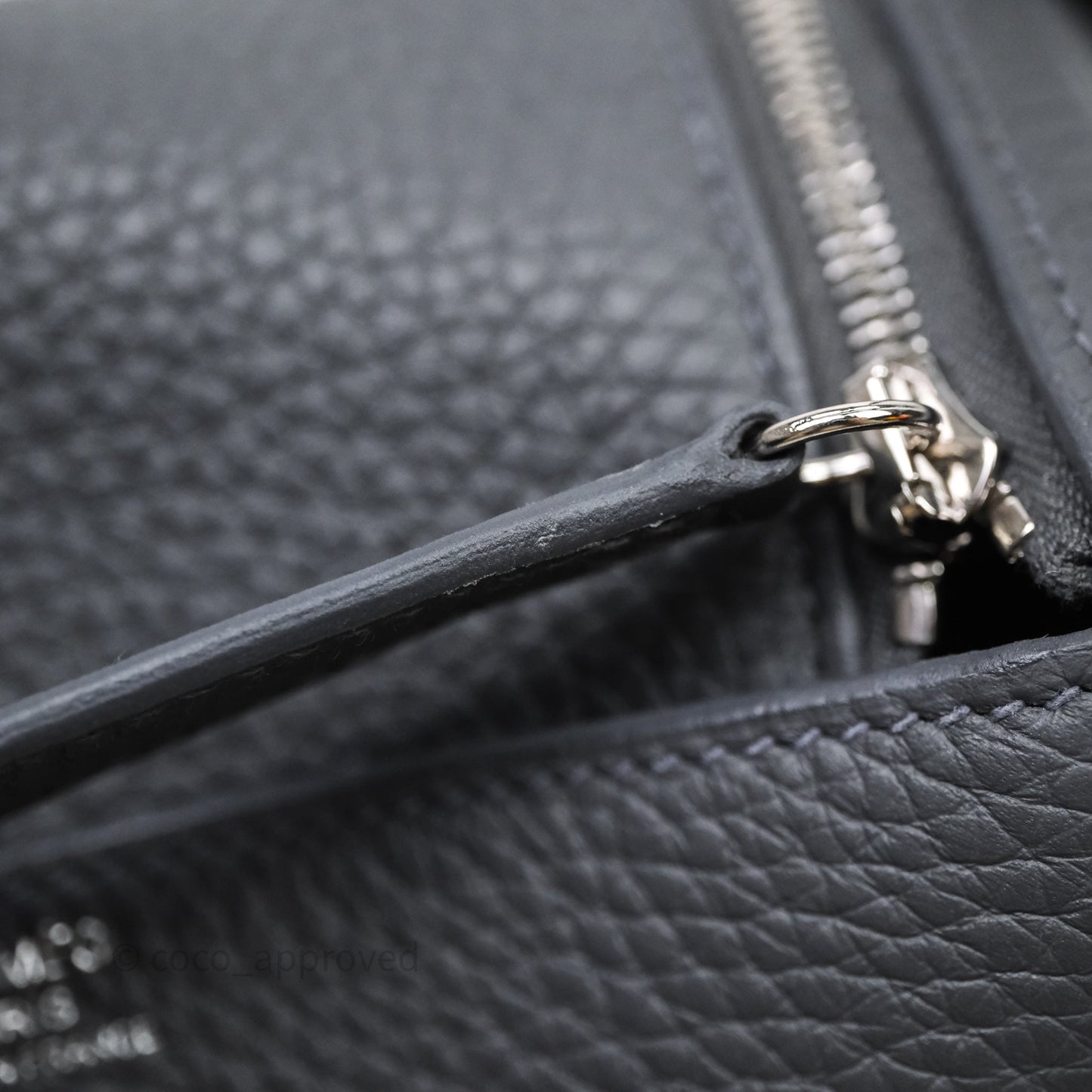 Hermès Mini Lindy II 85 Ardoise Clemence Palladium Hardware