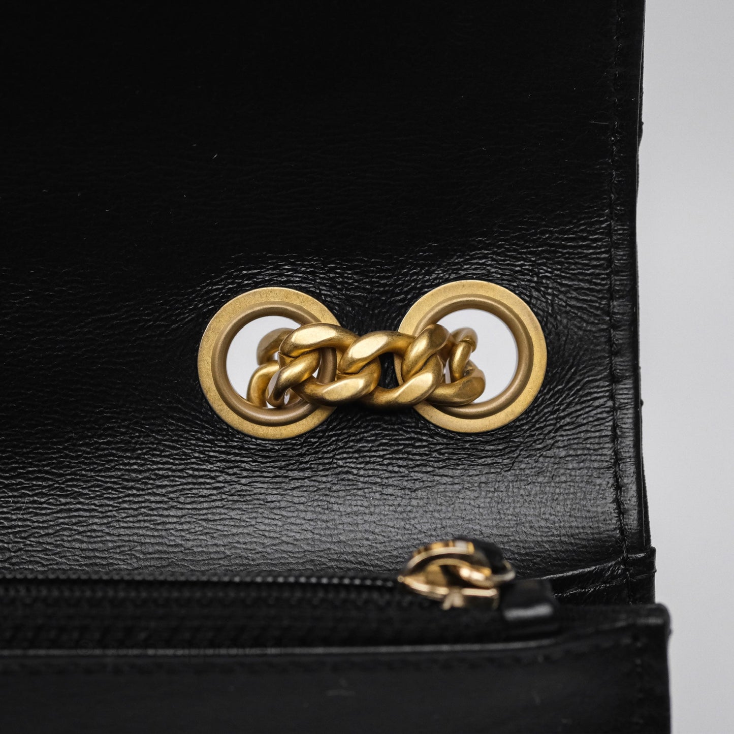 Chanel All Slide Wallet on Chain WOC Adjustable Chain Quilted Black Lambskin 22K