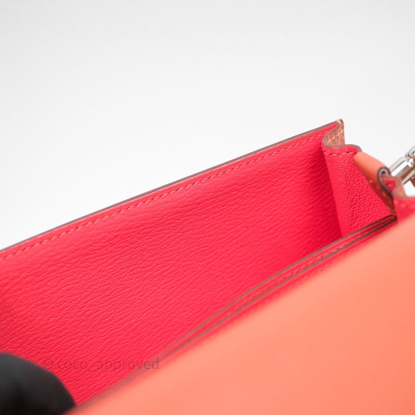 Hermès Roulis Mini 18 Evercolor AH Brush/ Rose Jaipur T5 Palladium Hardware