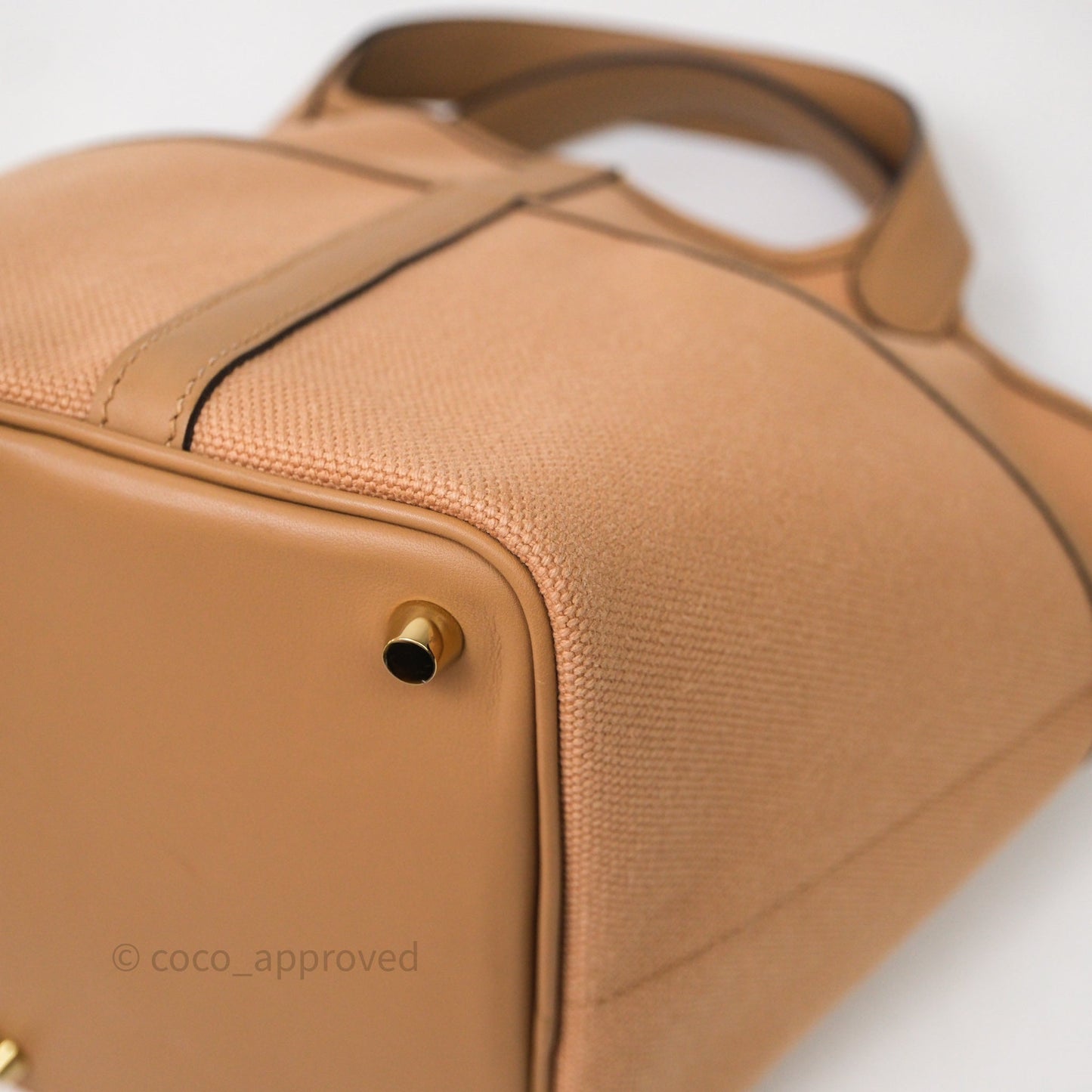Hermes Picotin Lock 18 Cargo Pockets Chai 0M Goeland/Swift Gold Hardware