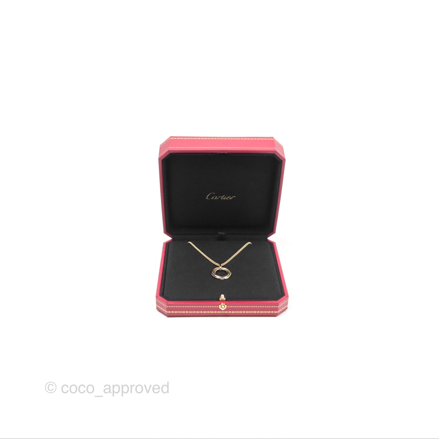 Cartier Trinity Necklace Diamond White Gold/Yellow Gold/Rose Gold
