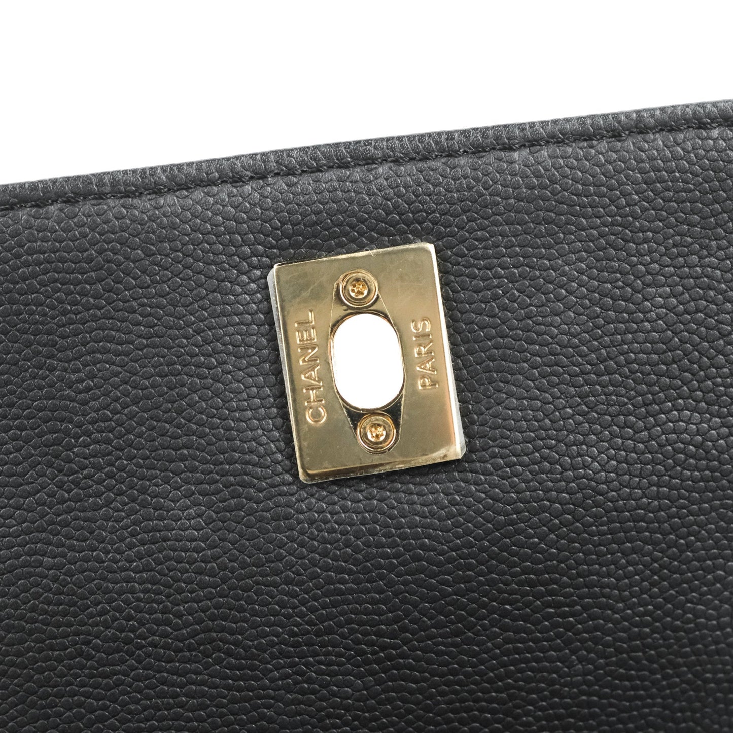 Chanel Quilted Business Affinity Backpack Black Caviar Gold Hardware