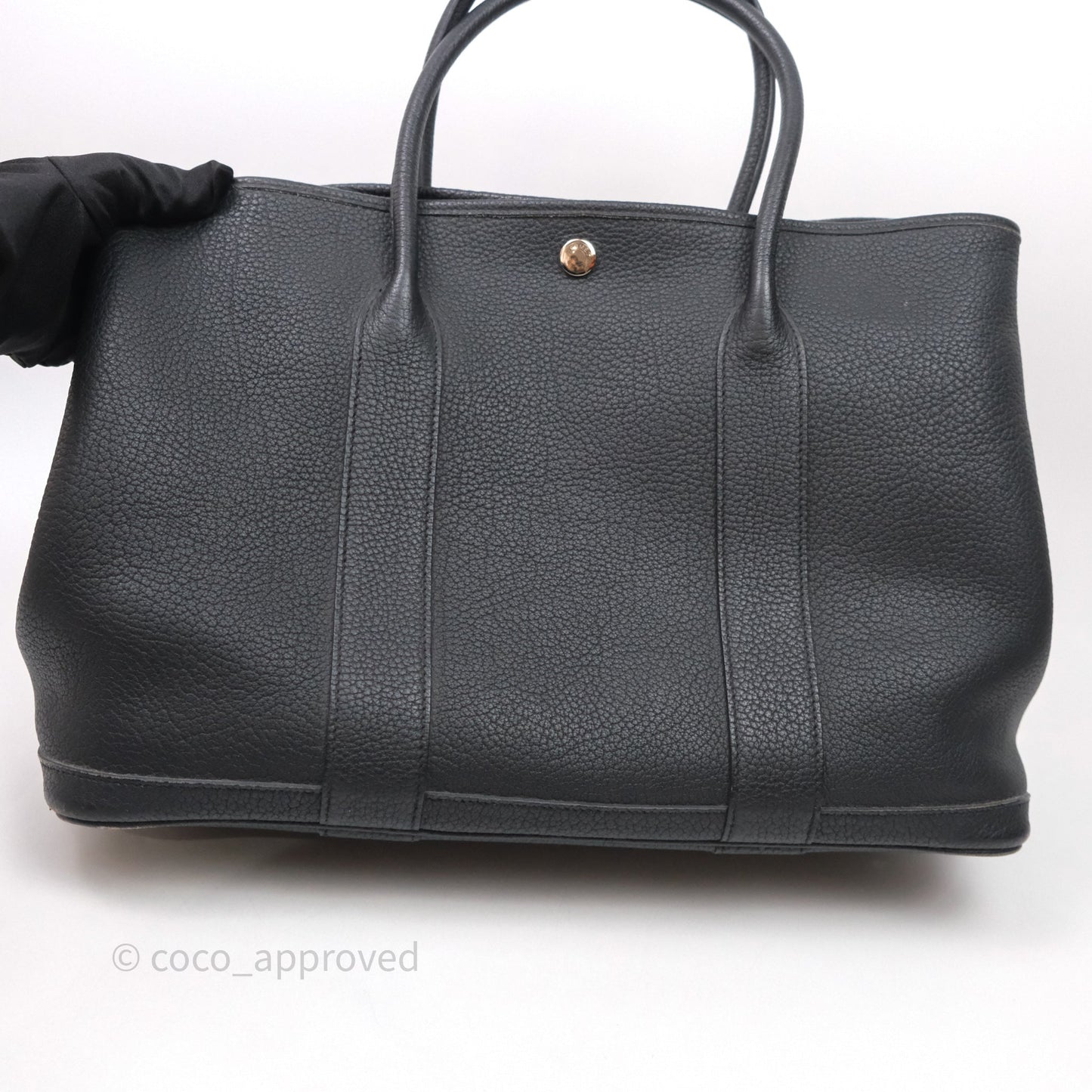 Hermès Garden Party 36 Black Noir 89 Negonda