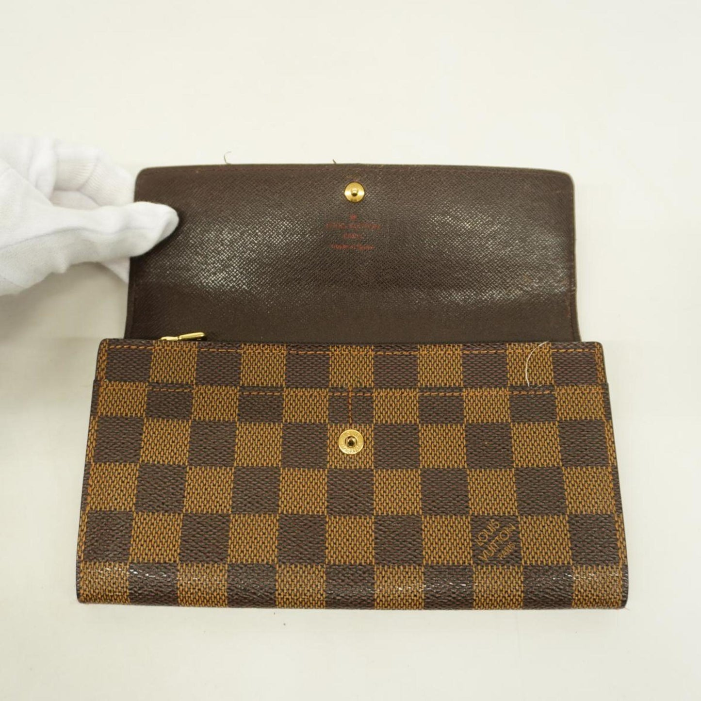 Louis Vuitton Sarah  Canvas Wallet  ()