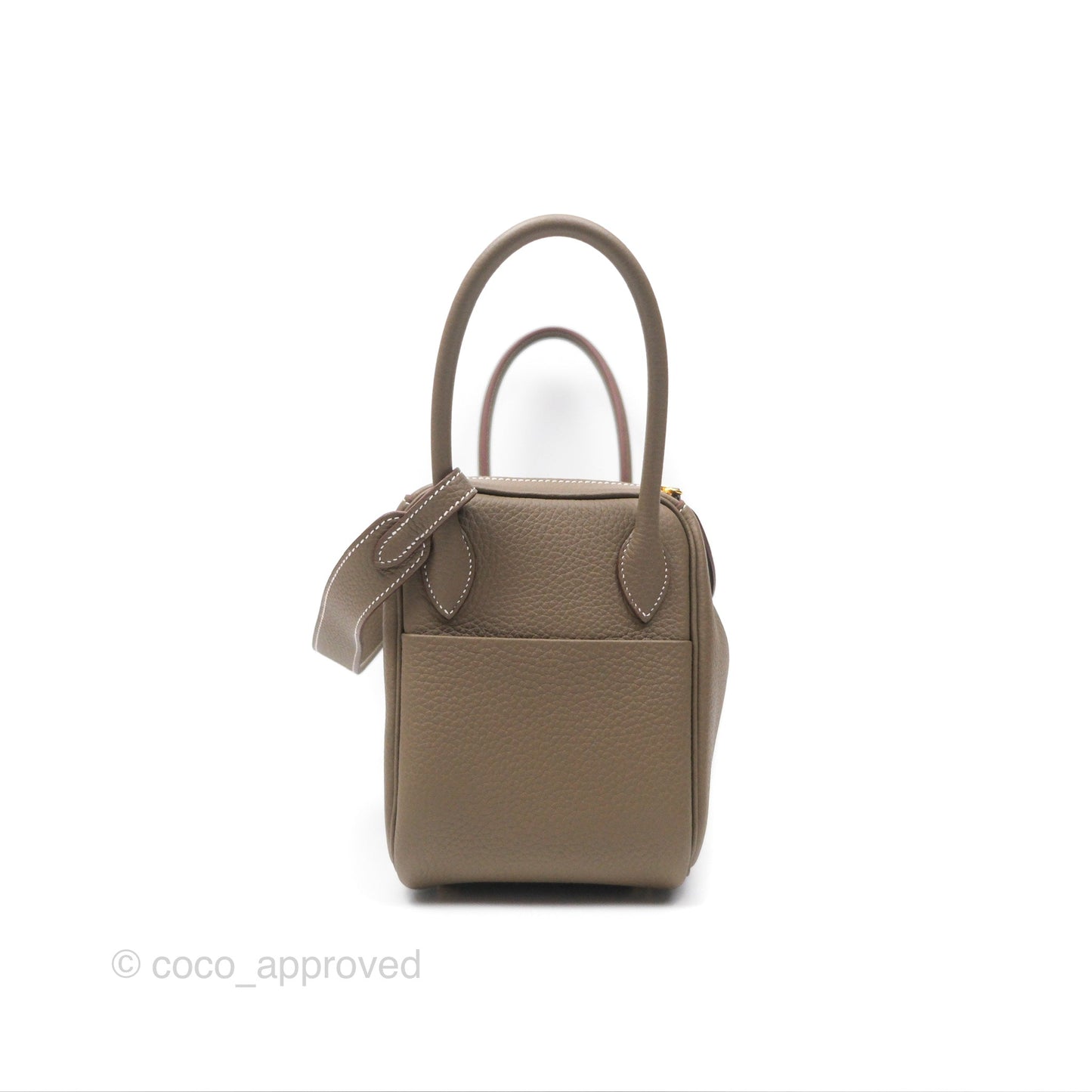 Hermès Lindy 26 Etoupe Clemence Gold Hardware