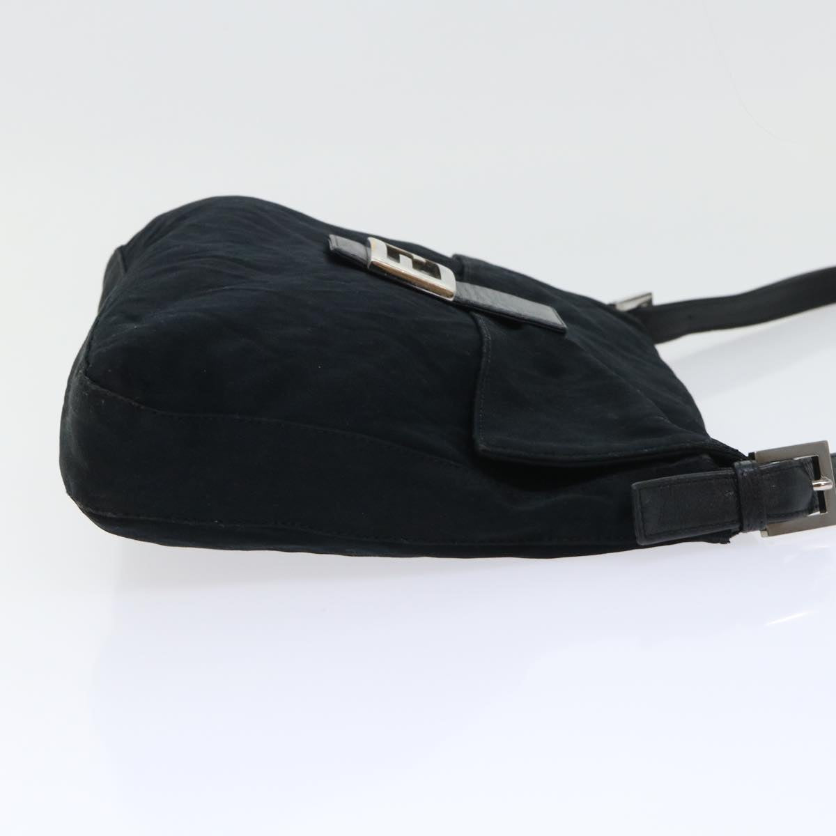 Luxury FendiMamma Baguette Shoulder Bag Nylon Black53377