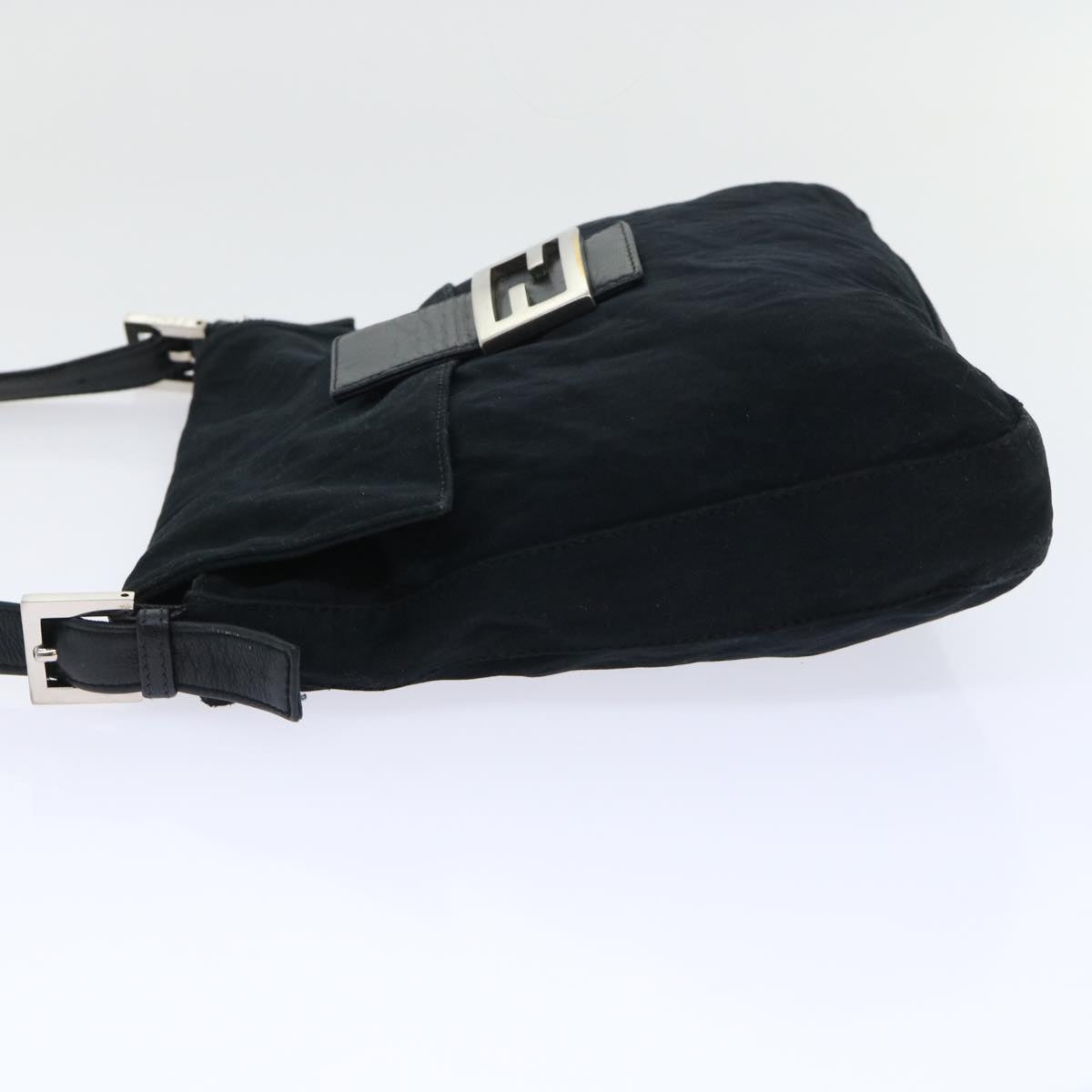 Luxury FendiMamma Baguette Shoulder Bag Nylon Black53377