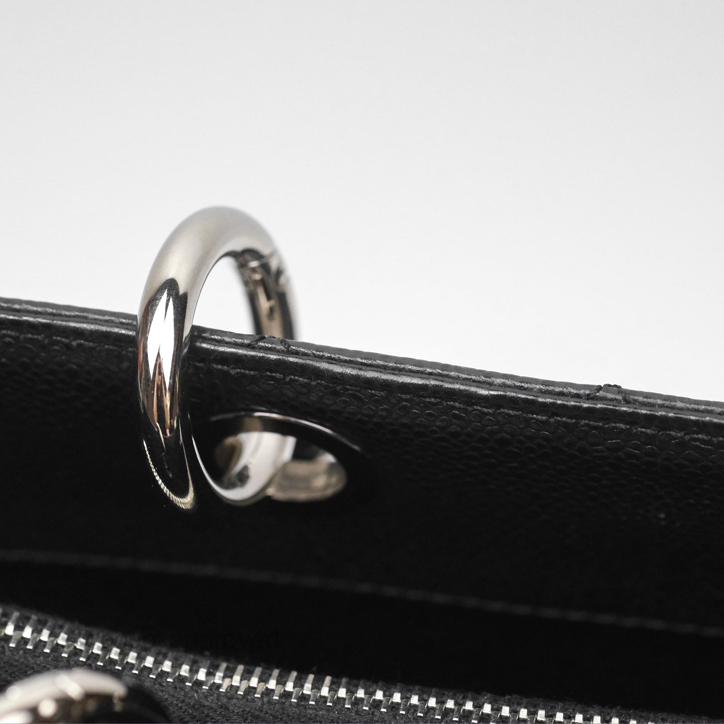 Chanel GST Black Caviar Silver Hardware