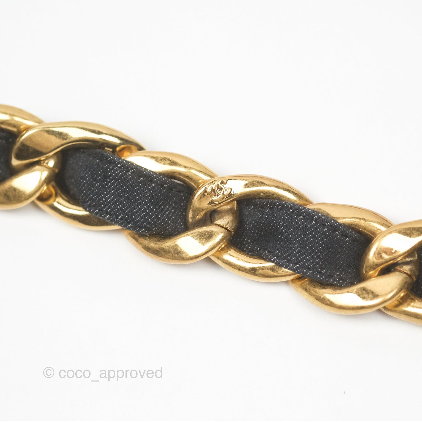 Chanel Medium Funky Town Flap Denim Aged Gold Hardware 22S