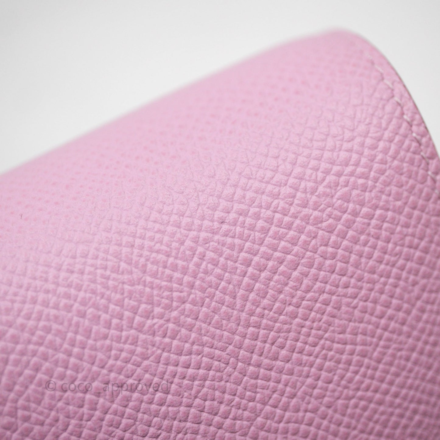 Hermès Constance To Go Wallet Mauve Sylvestre X9 Epsom Palladium hardware