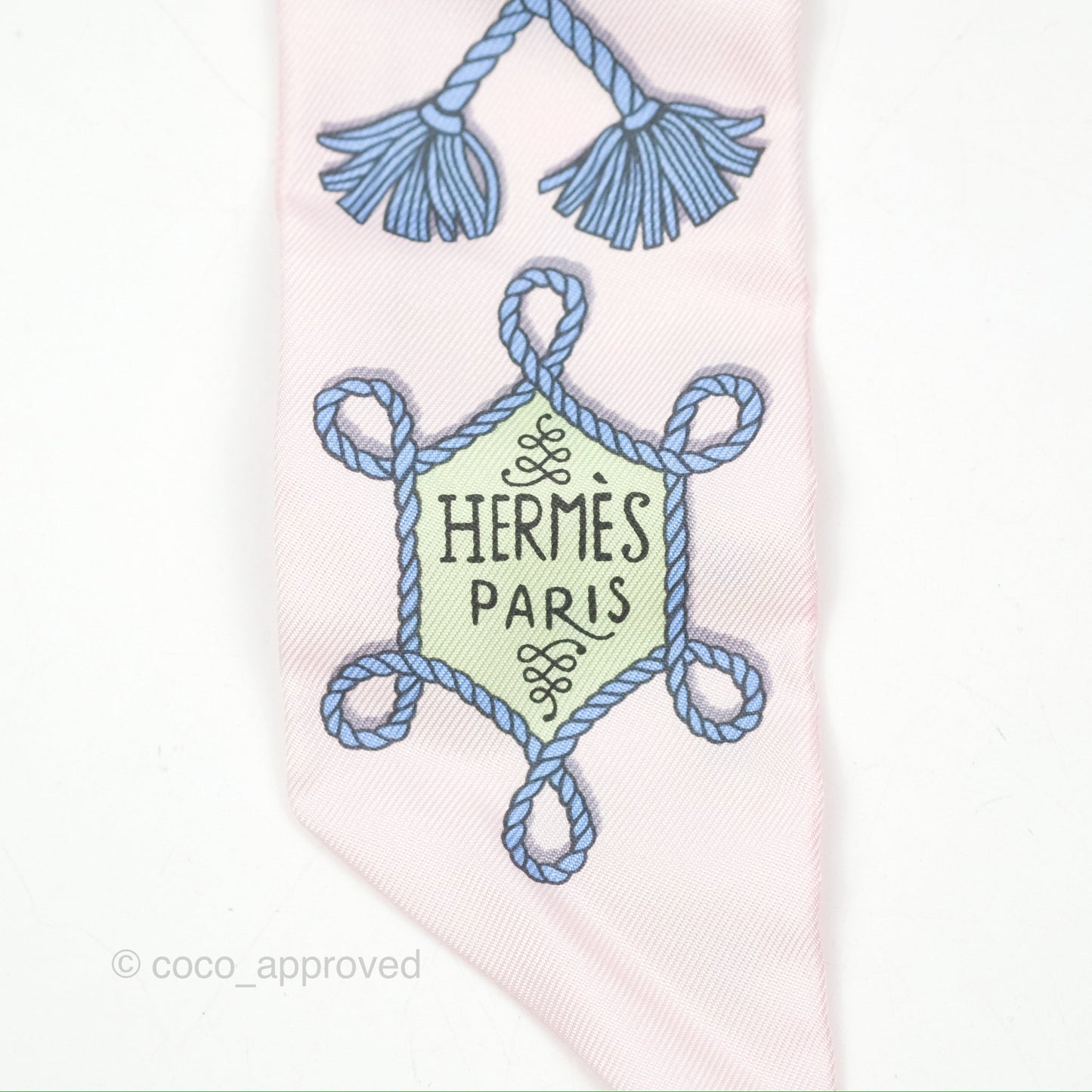 Hermès Galons et Brandebourgs Silk Twilly