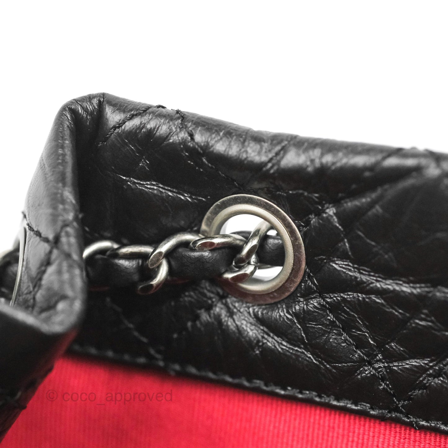 Chanel Small Gabrielle Backpack Black Aged Calfskin