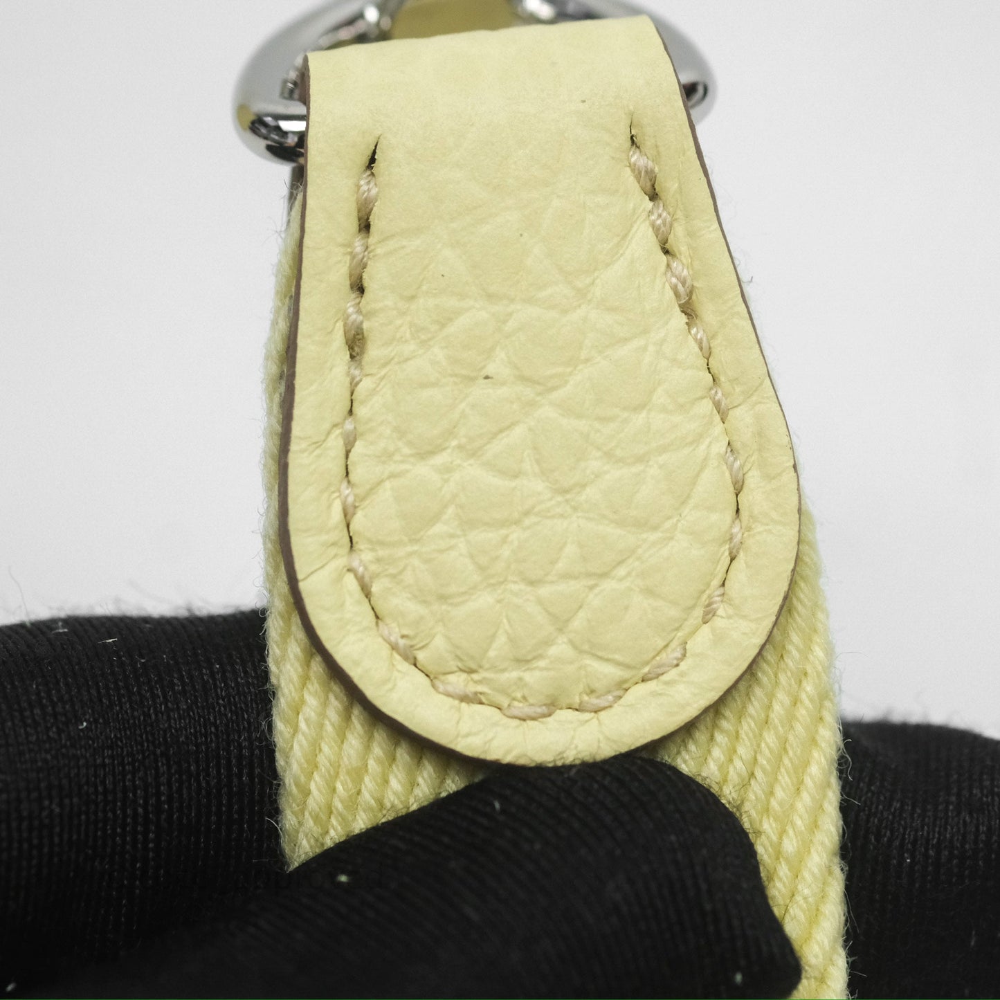 Hermès Mini Evelyne 16 Jaune Milton I8 Clemence Palladium Hardware