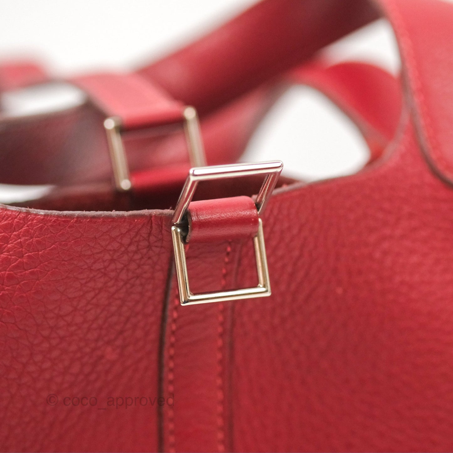 Hermès Picotin 18 Rouge Clemence Palladium Hardware