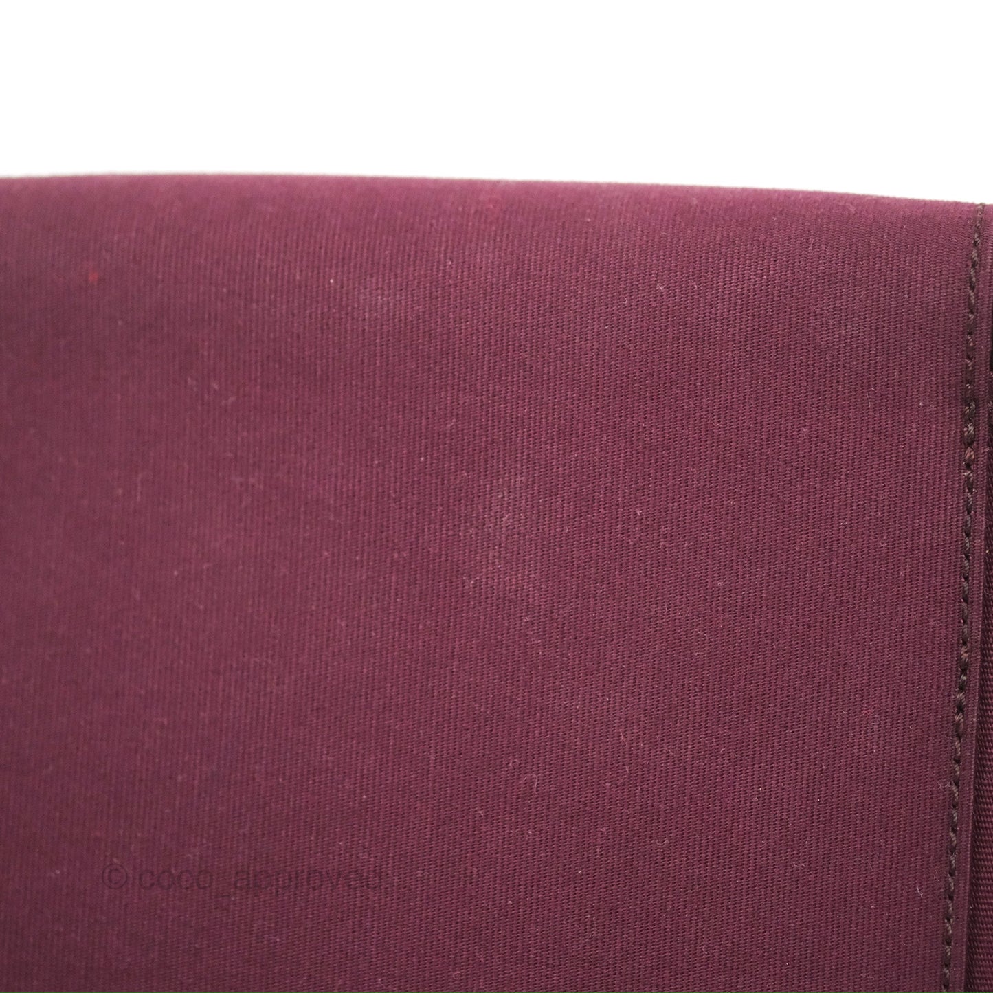 Hermès Cabag Elan Bag Purple Canvas