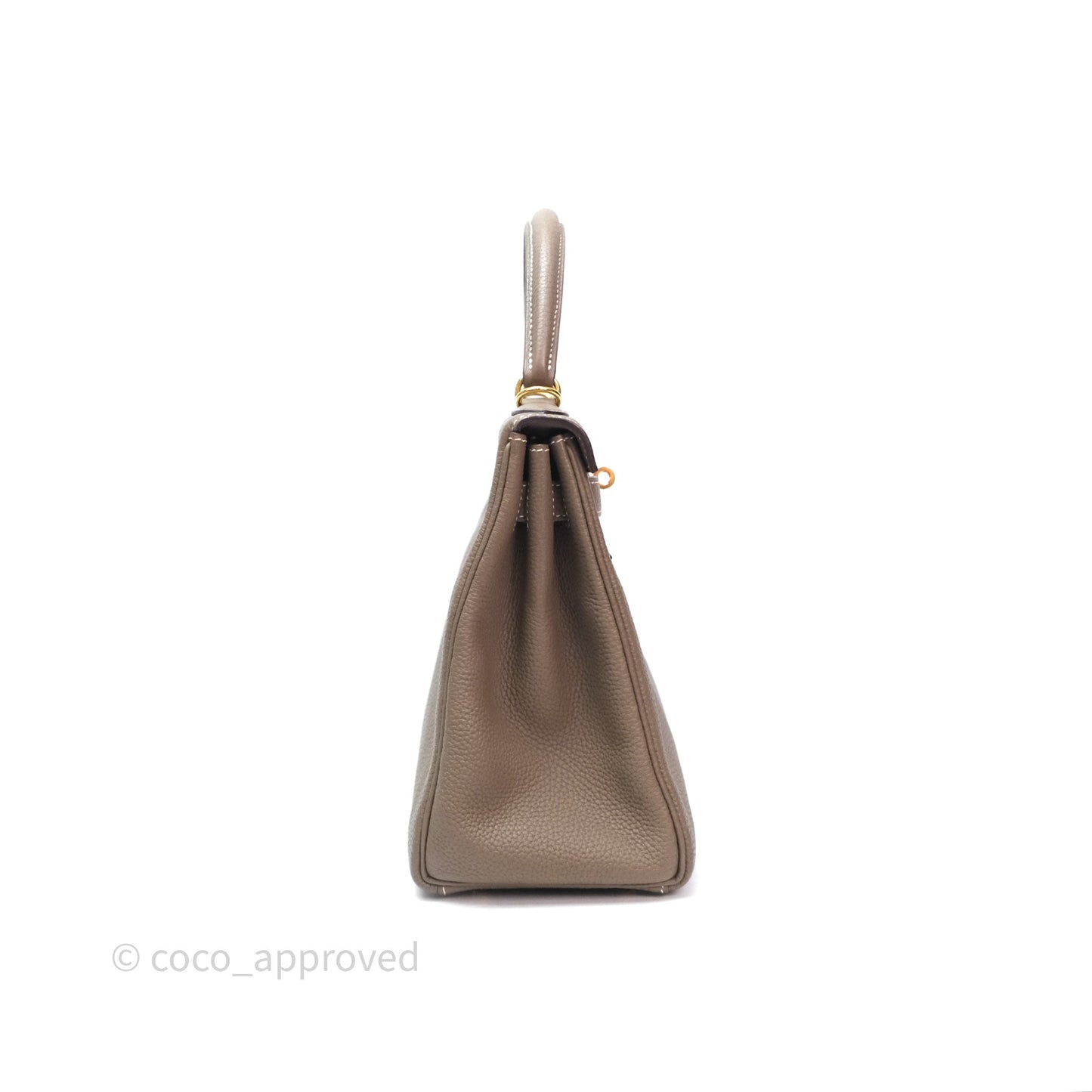 Hermès Kelly II 28 Retourne Etoupe 18 Togo Gold Hardware