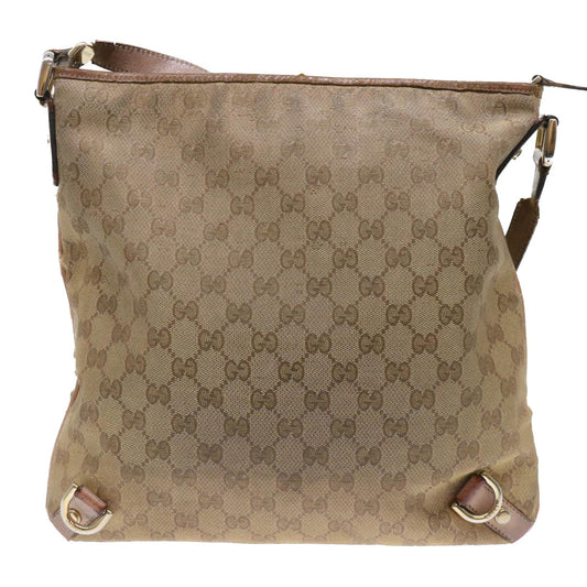 Luxury Gucci GG Canvas Shoulder Bag Gold  53664