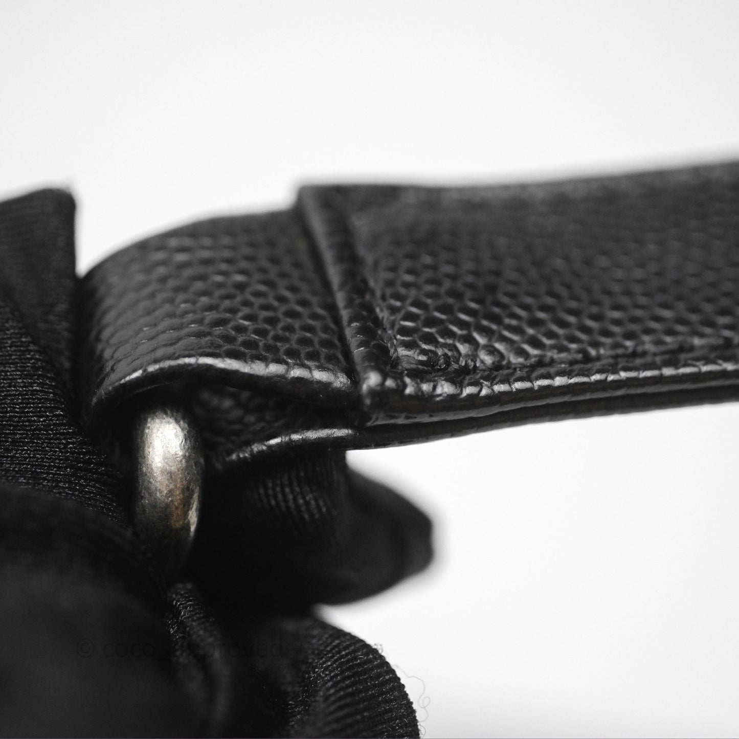 Chanel Quilted Medium Boy Black Caviar Ruthenium Hardware