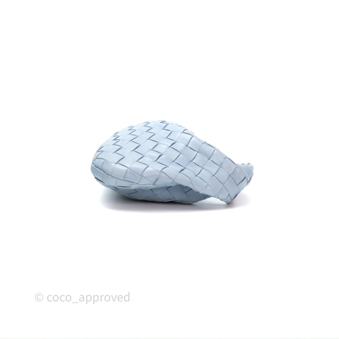 Bottega Veneta Mini Jodie Bag Intrecciato In Ice Lambskin Silver Hardware⁣⁣