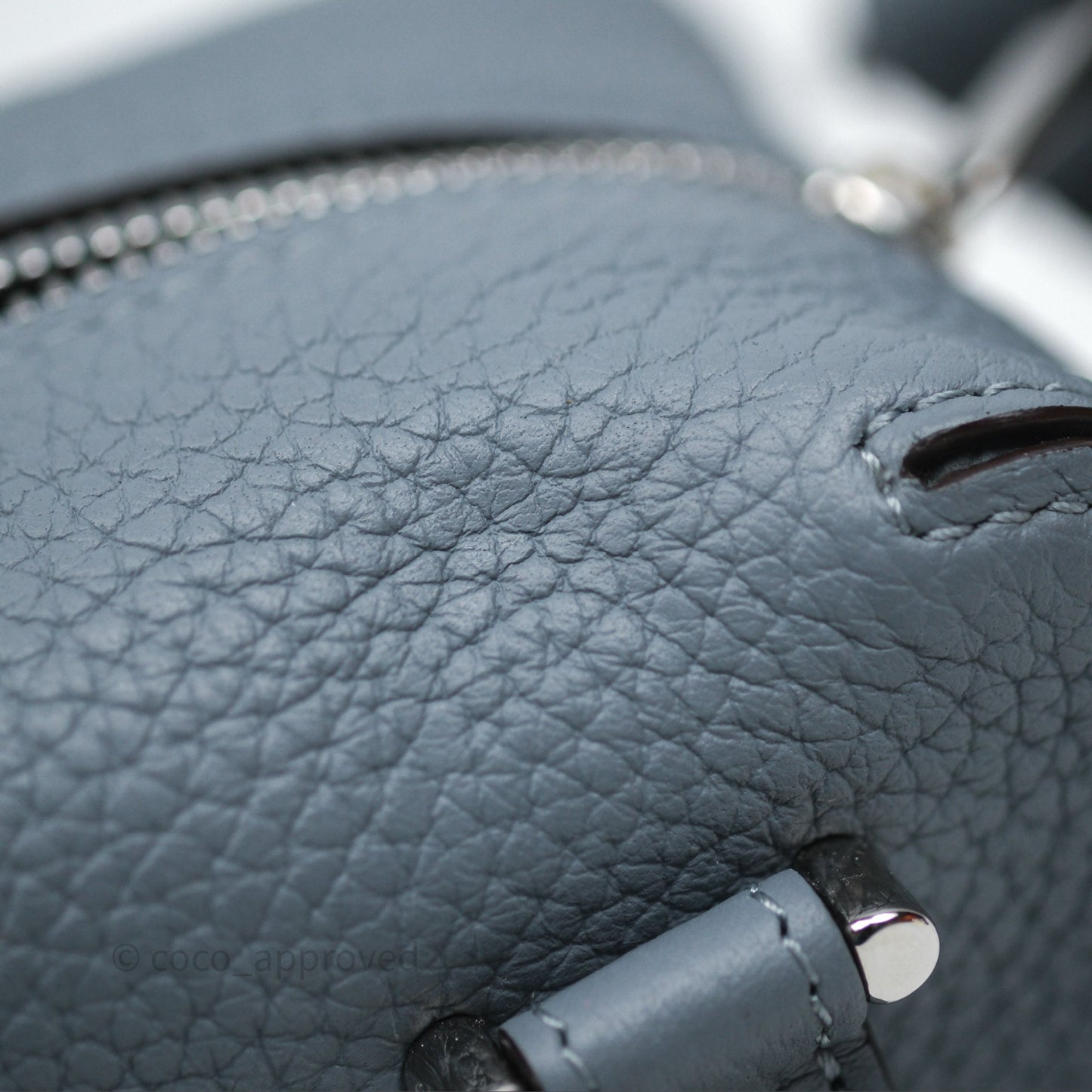 Delvaux Cool Box Nano Taurillon Soft Grained Calfskin Pacific Palladium Hardware