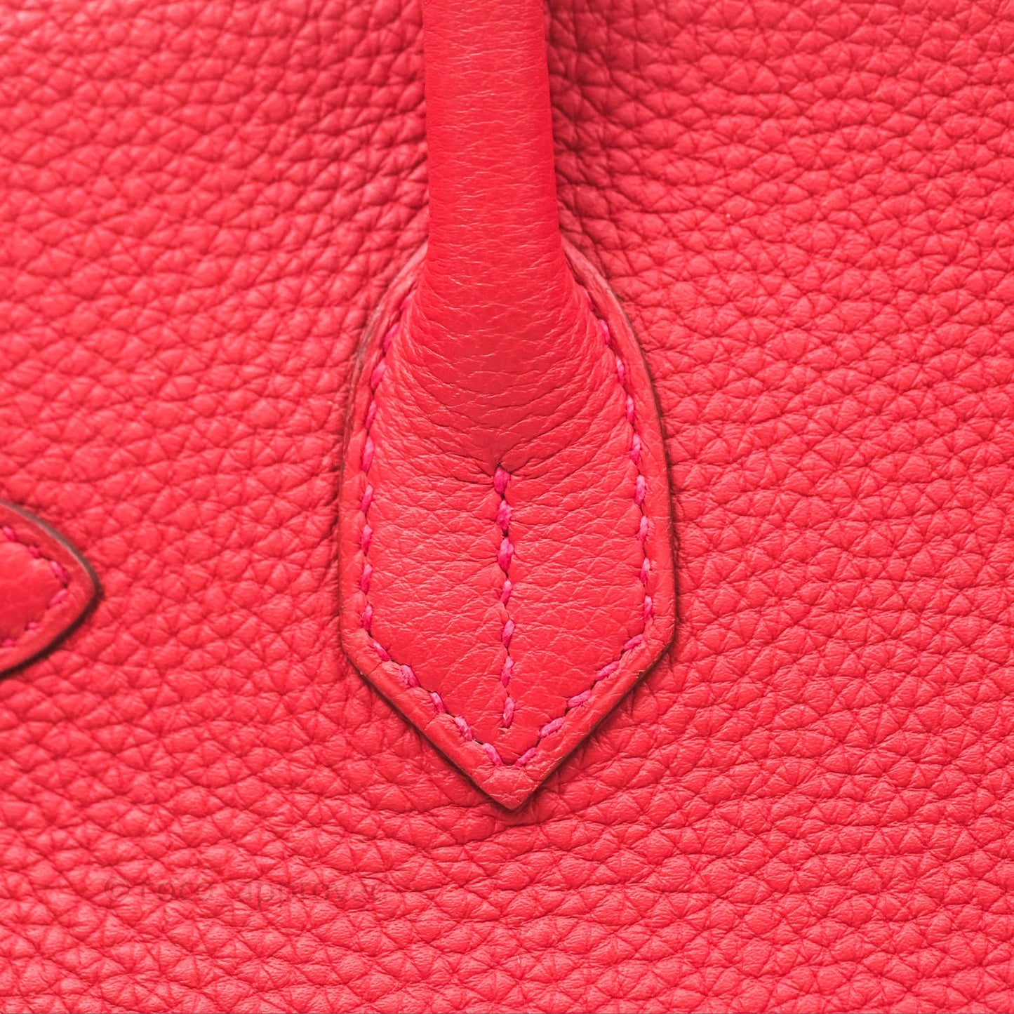 Hermès Birkin 30 Retourne Geranium D5 Togo Gold Hardware