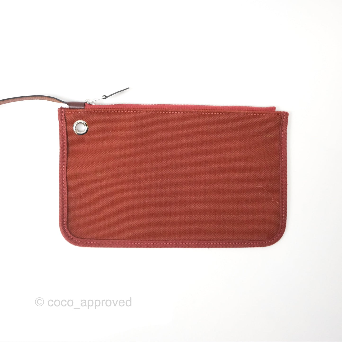 Hermès Herbag Retourne Zip 31 Ecru/Brique/Mauve Pale/Rouge Sellier Canvas Palladium Hardware