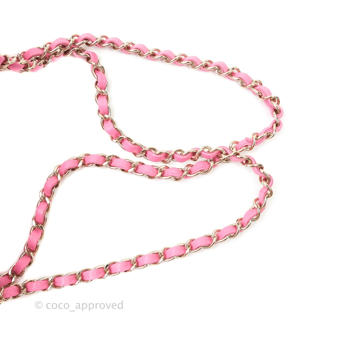 Chanel Classic Small S/M Flap Pink Caviar Gold Hardware 21P
