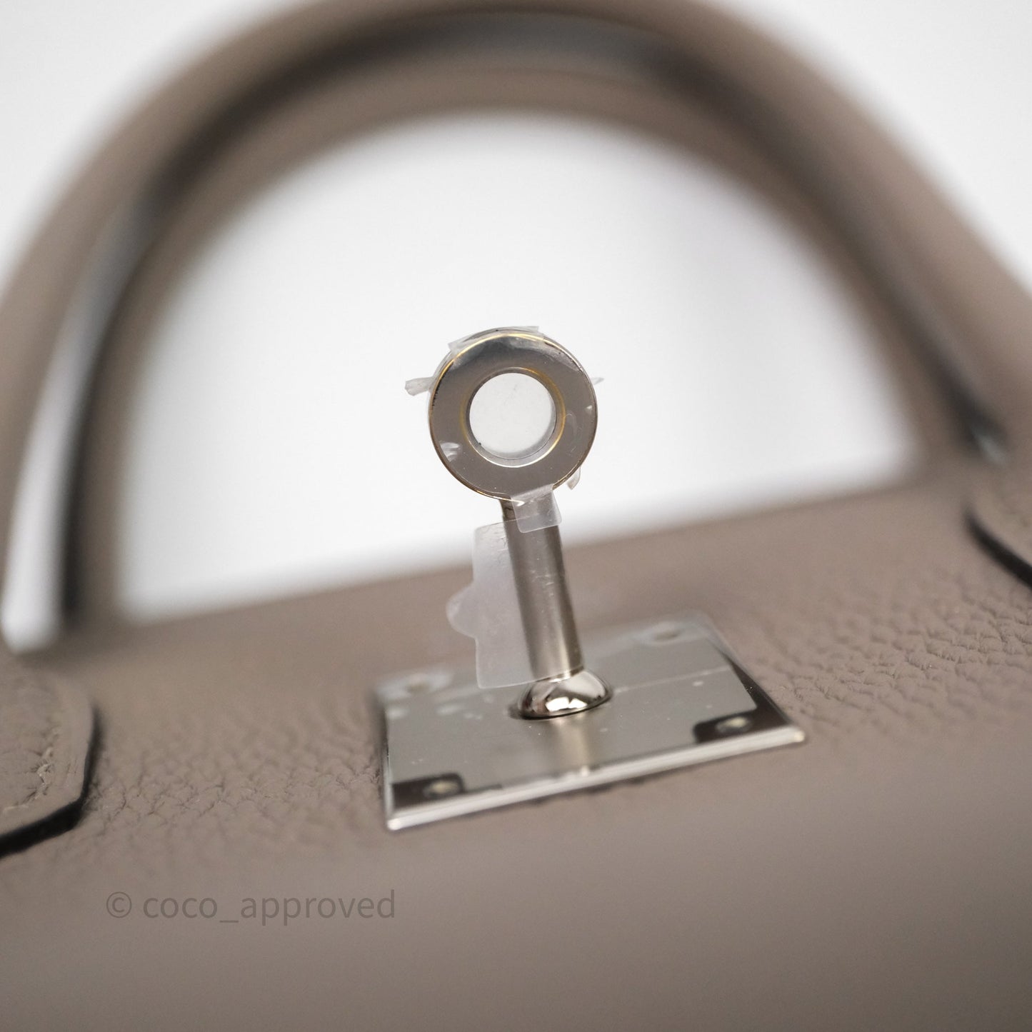 Hermès Birkin 30 Gris Asphalt M8 Togo Palladium Hardware