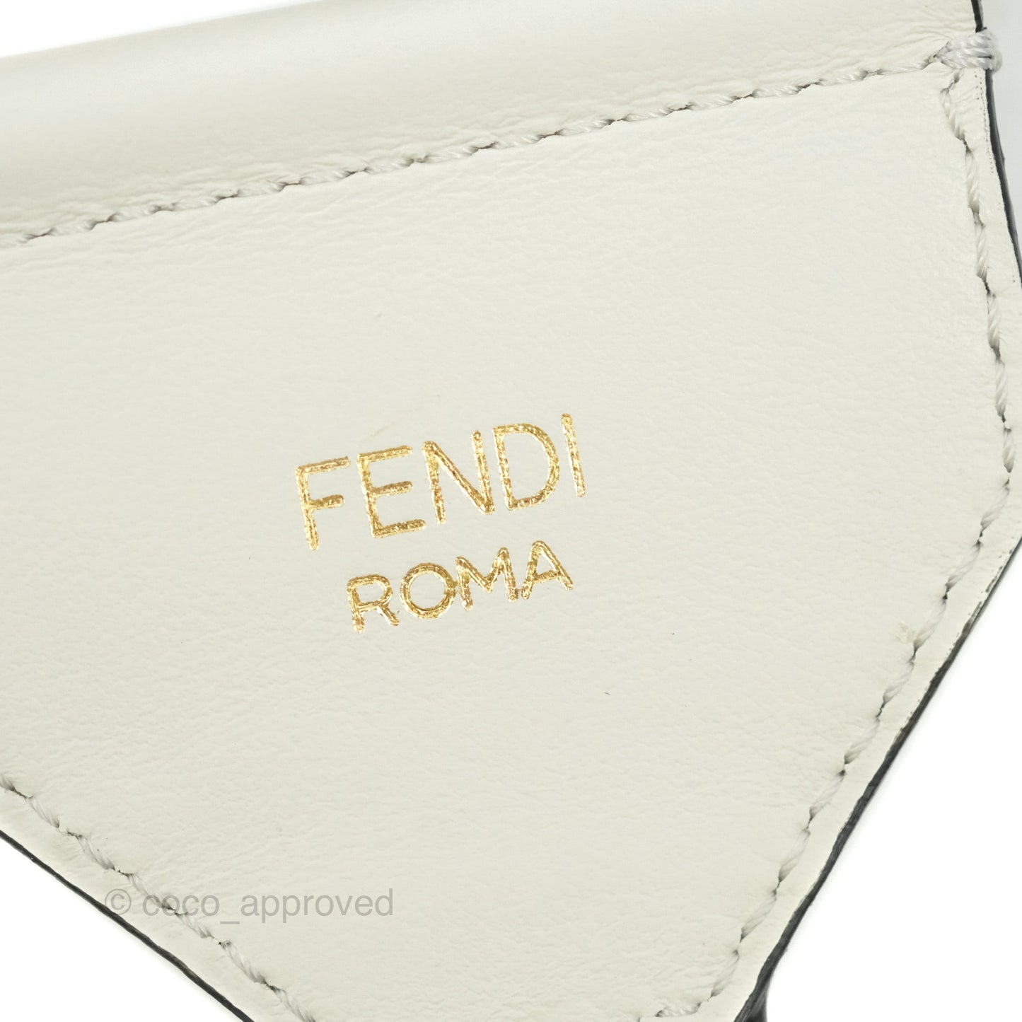 Fendi Strap You White Ribbon Shoulder Strap