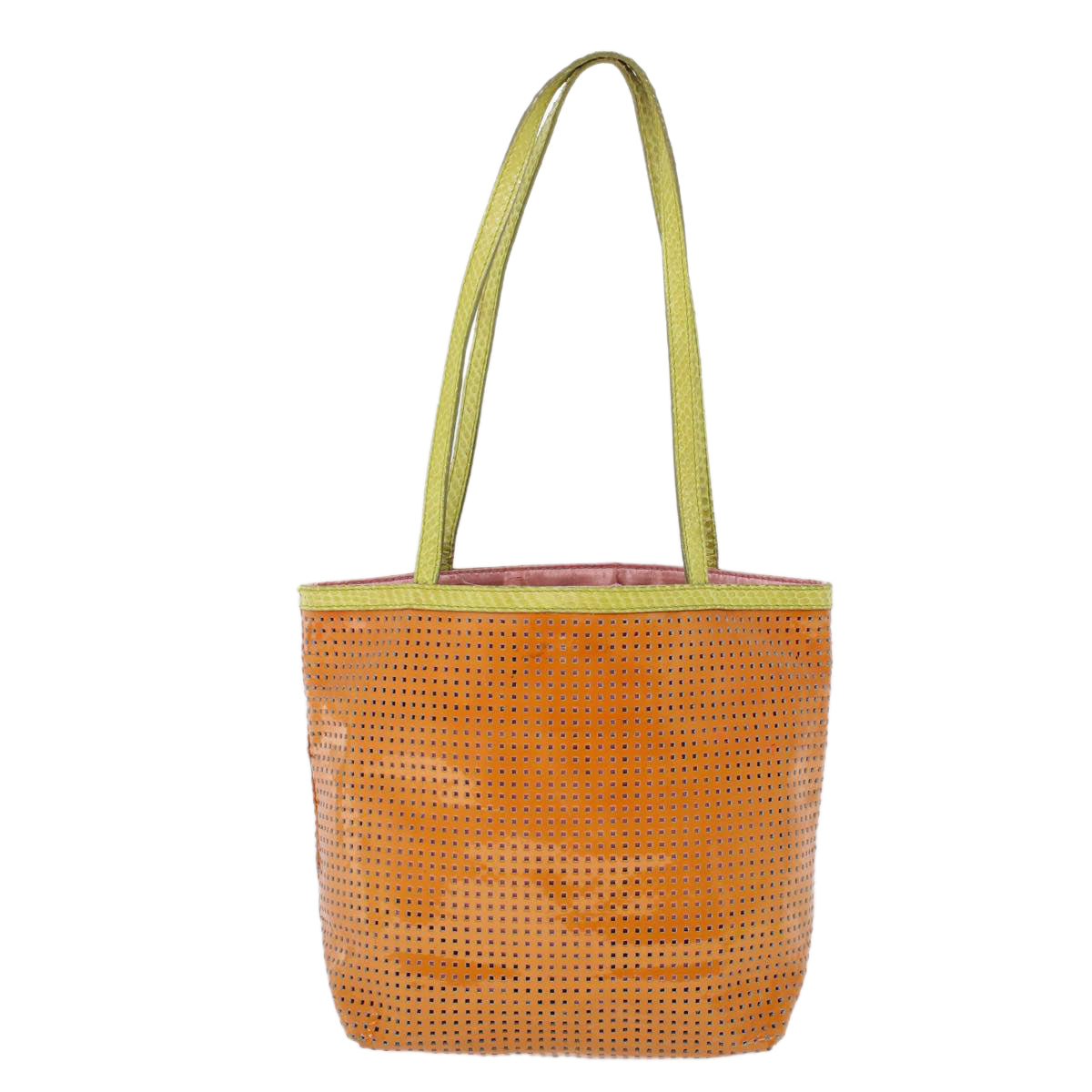 Luxury FendiHand Bag Patent leather Orange53743